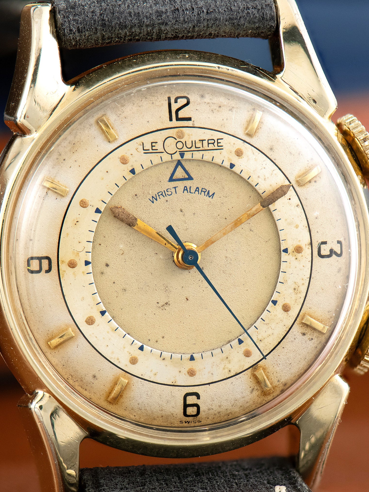 1950s LeCoultre Wrist Alarm Gold-Filled 'Cal. 814' (Ref. 2052-1) Gifte