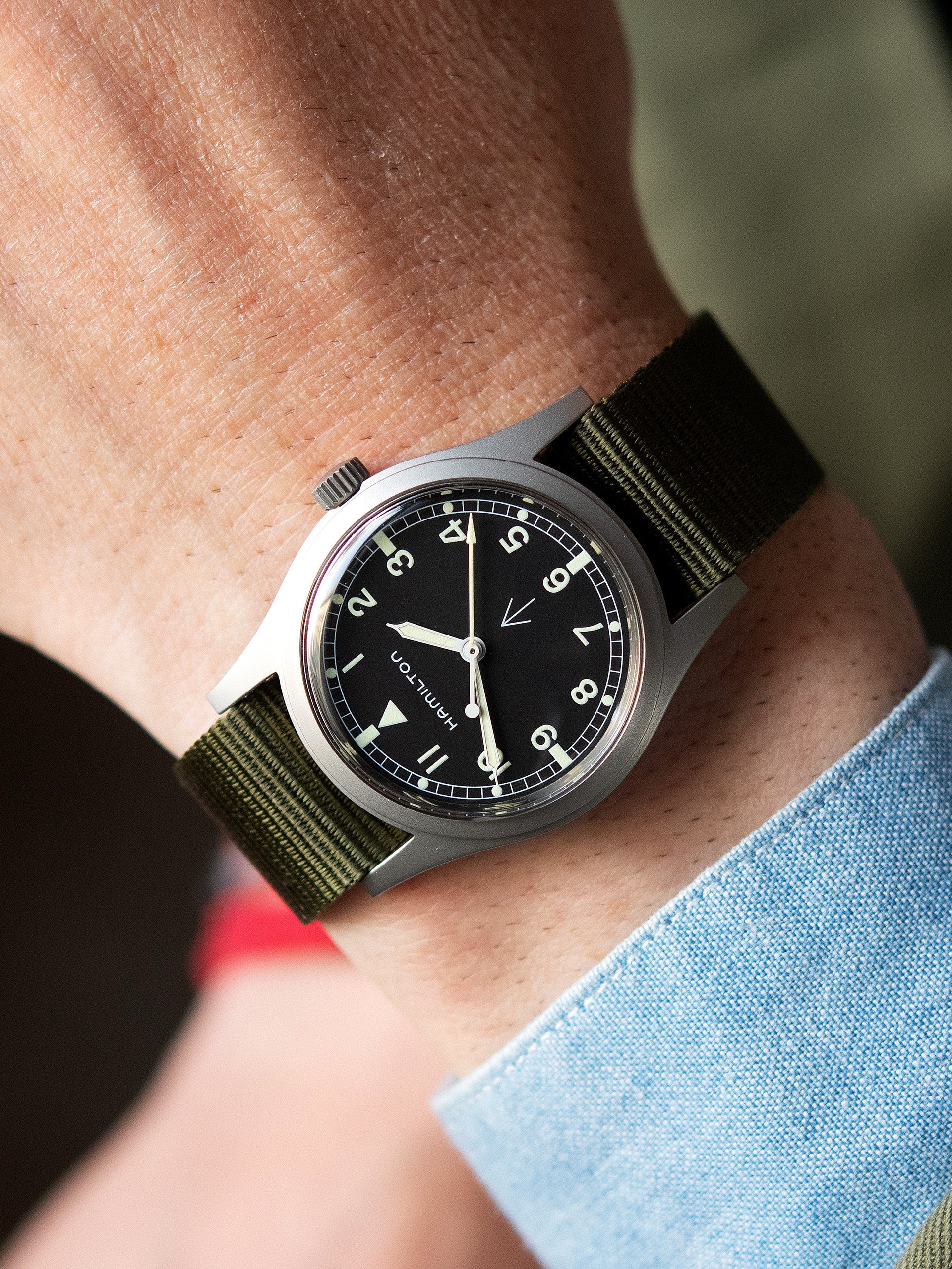 Unpolished* 1992 Hamilton Khaki 'Military-Reissue' Field Watch (Ref.