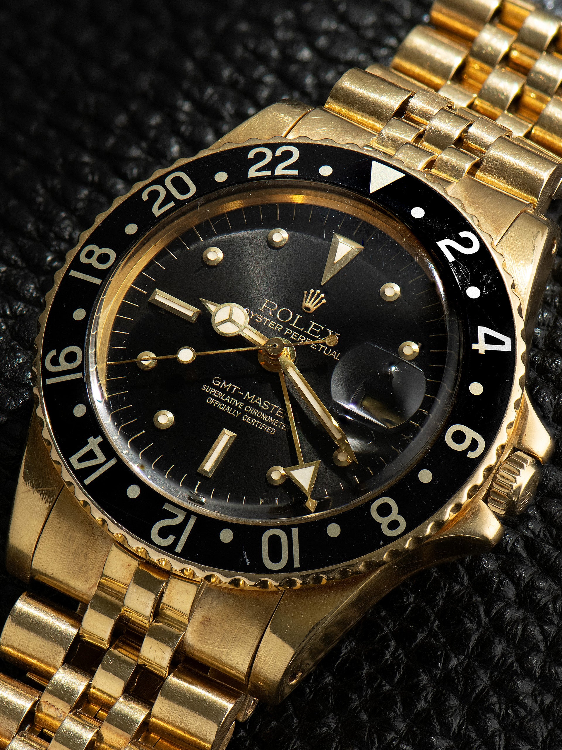 1978 Rolex GMT-Master 18K YG (Ref. 1675) Black Dial