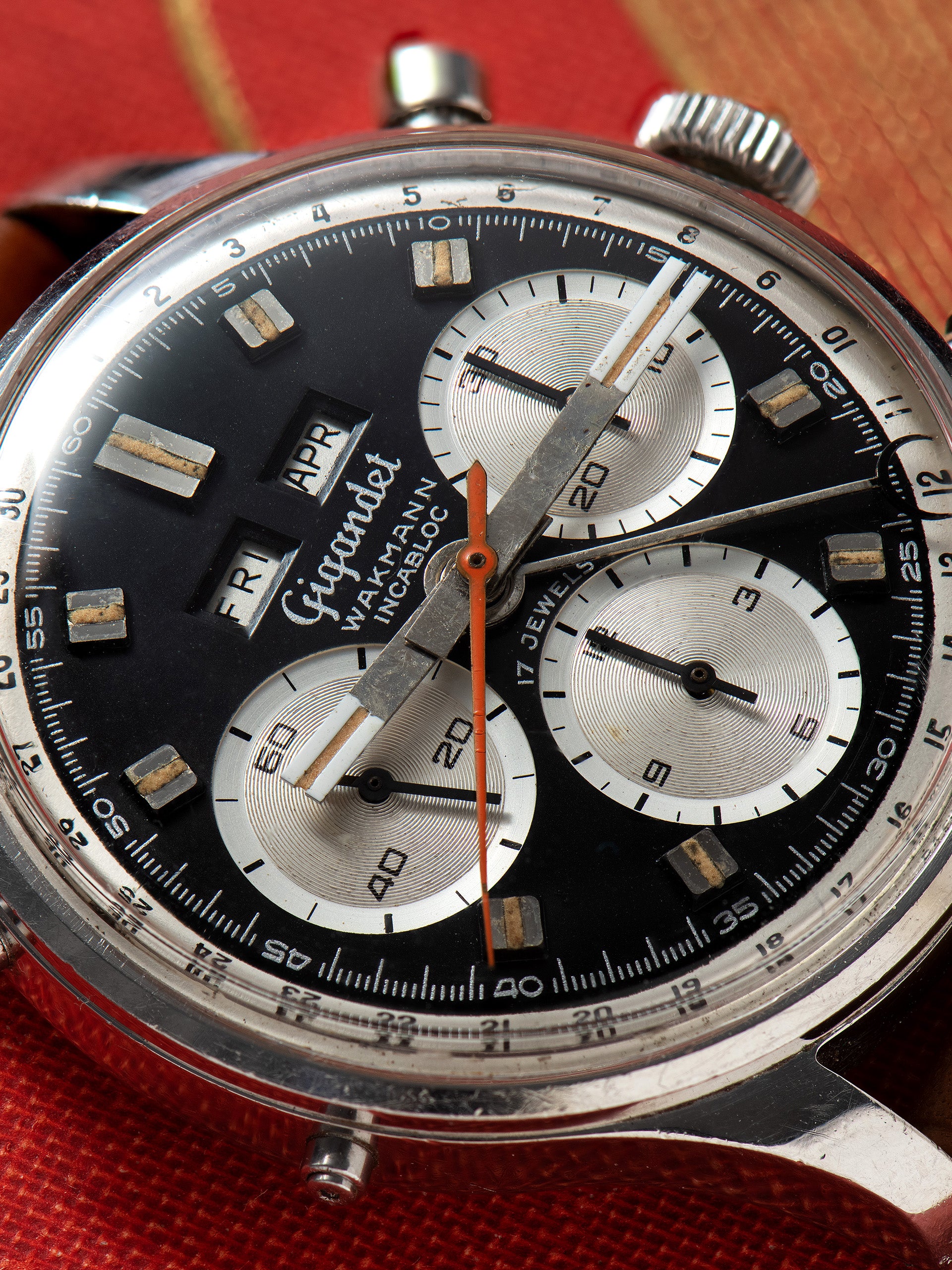 1960s Gigandet Wakmann Triple Calendar Chronograph (Ref. 1309)