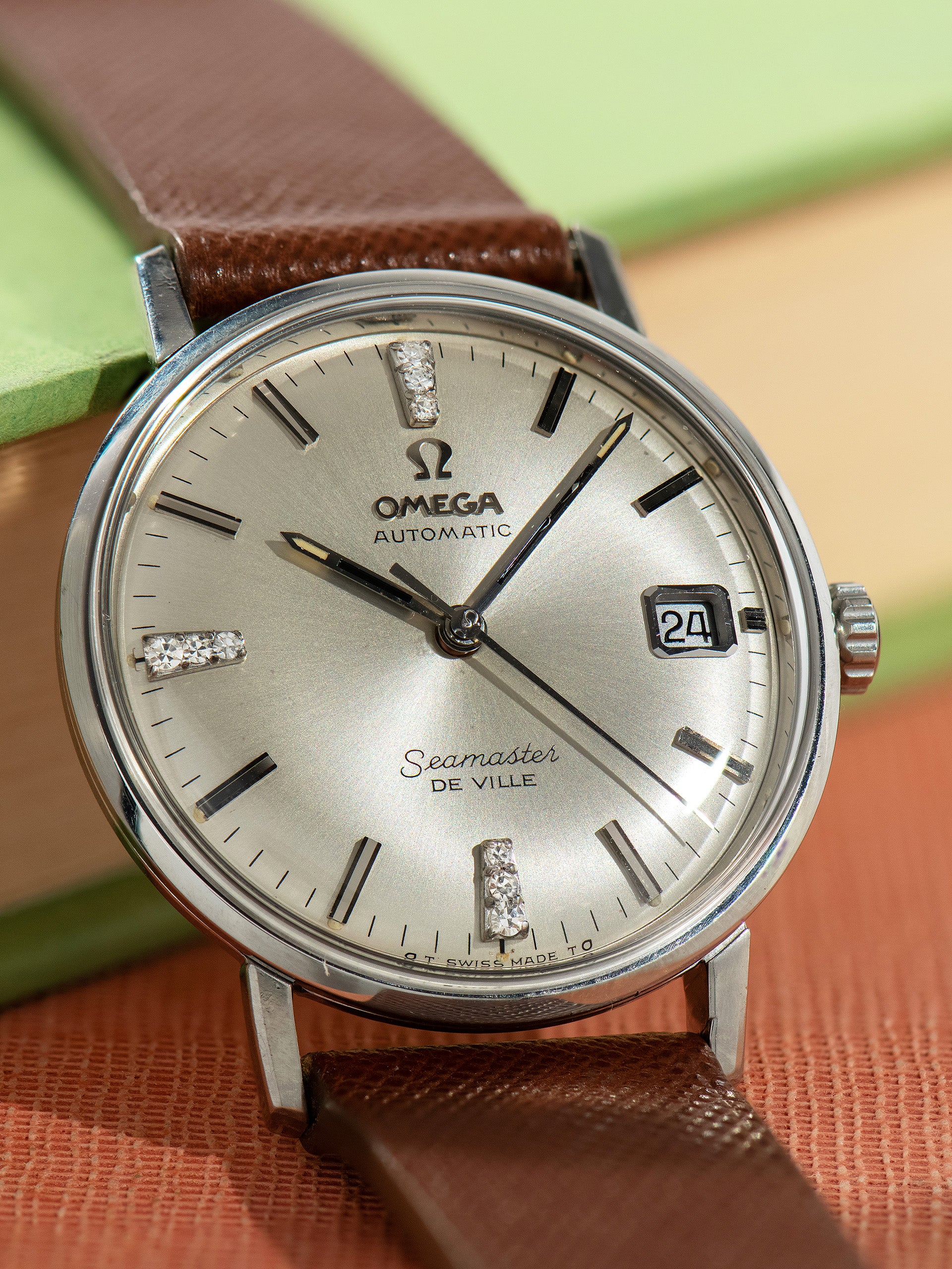 仙57 【稼働】OMEGA Seamaster DE VILLE メンズ 自動巻き 腕時計 