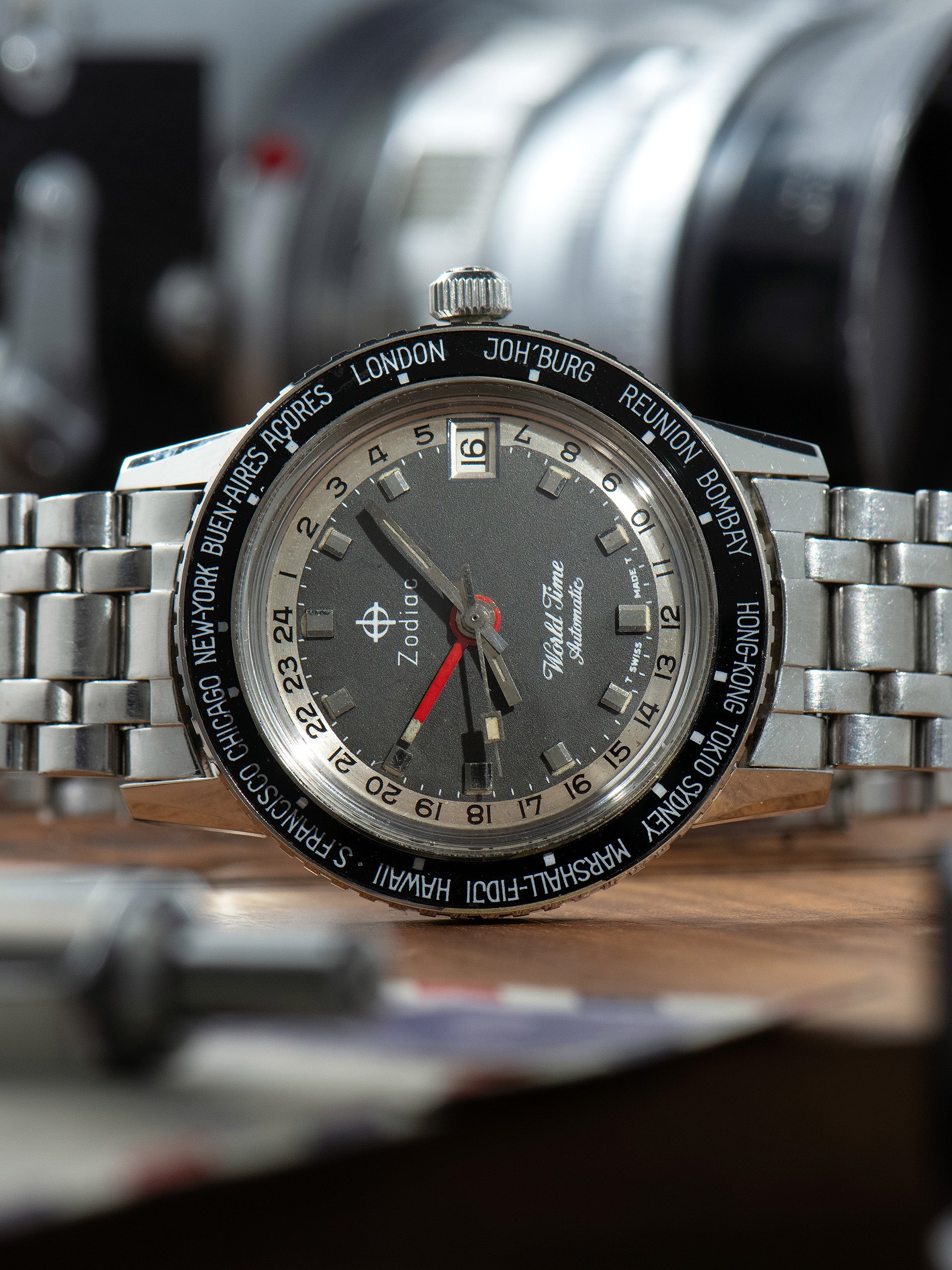 Mint* 1970s Zodiac World Time GMT (Ref. 752-934B)