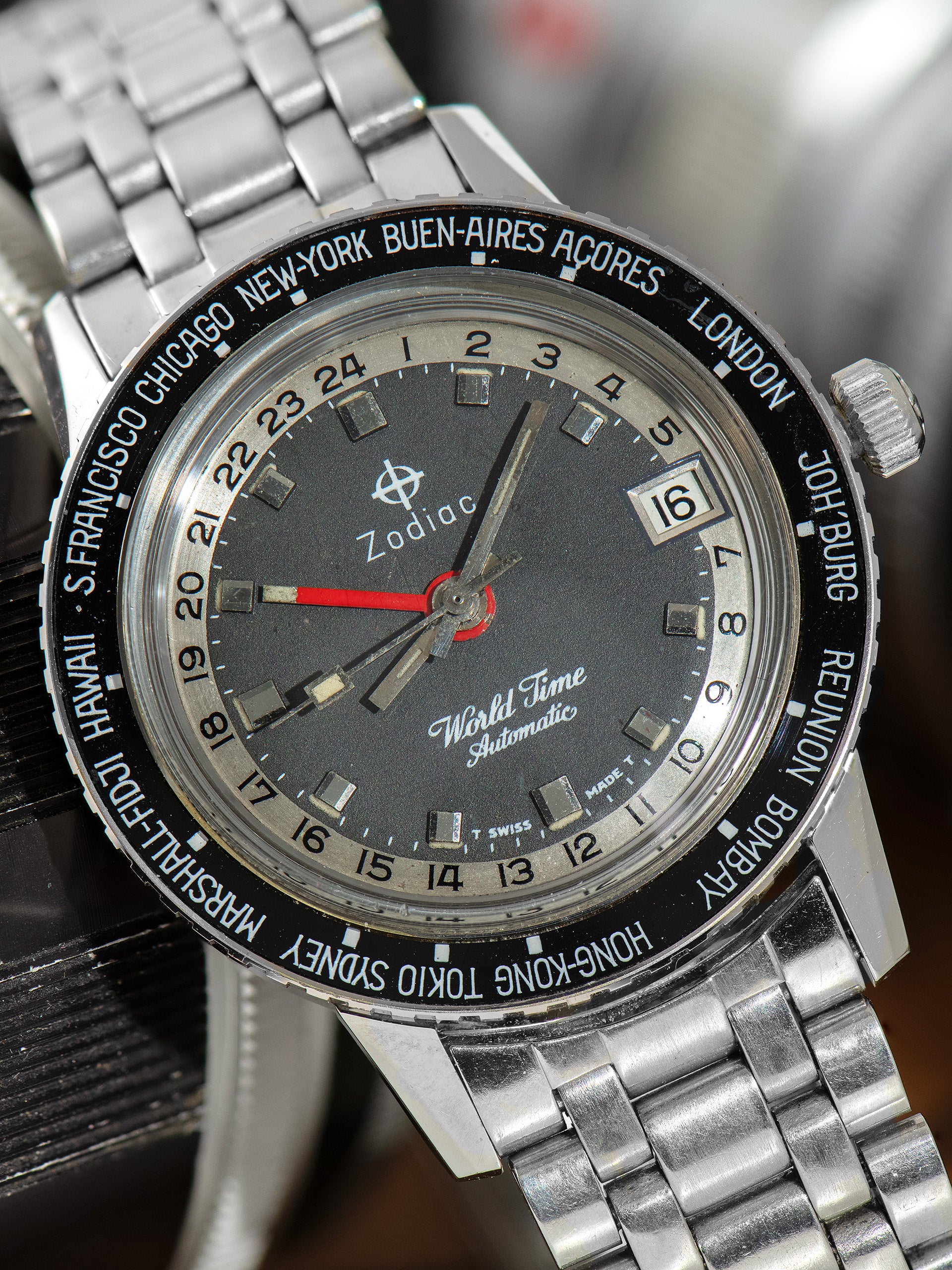 Mint* 1970s Zodiac World Time GMT (Ref. 752-934B)