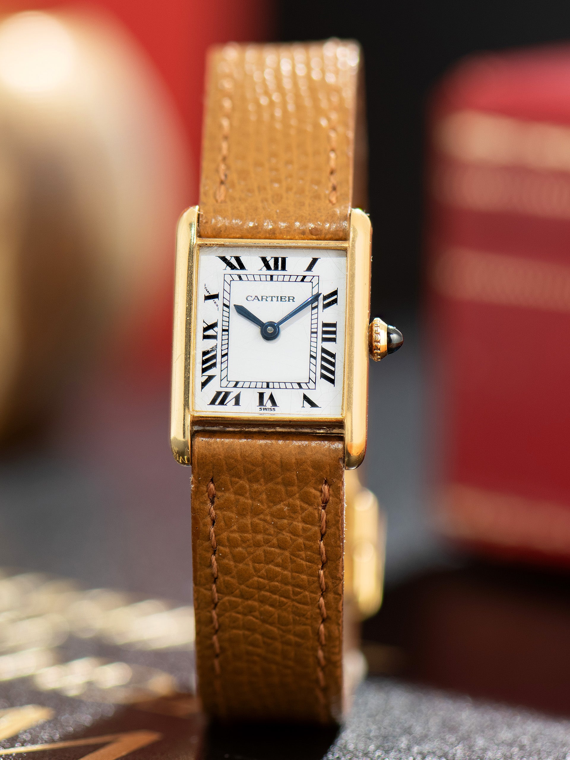 1970s Cartier Tank Louis Mini 18K YG (Ref. 67117) W/ Box