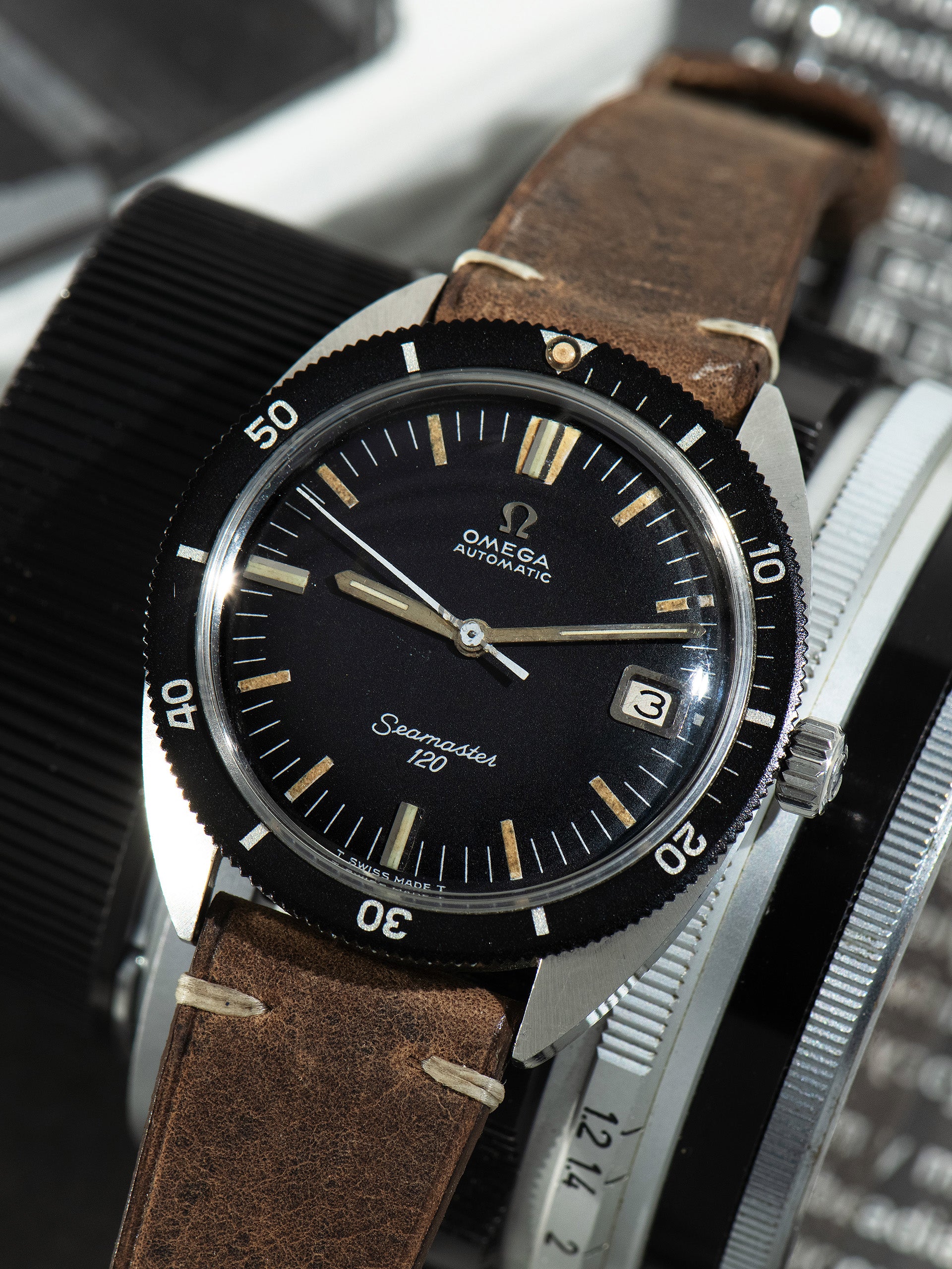 1970年代 OMEGA Seamaster automatic ヴィンテージ 1970 Omega Automatic Seamaster 120 (Ref. 166.00027)