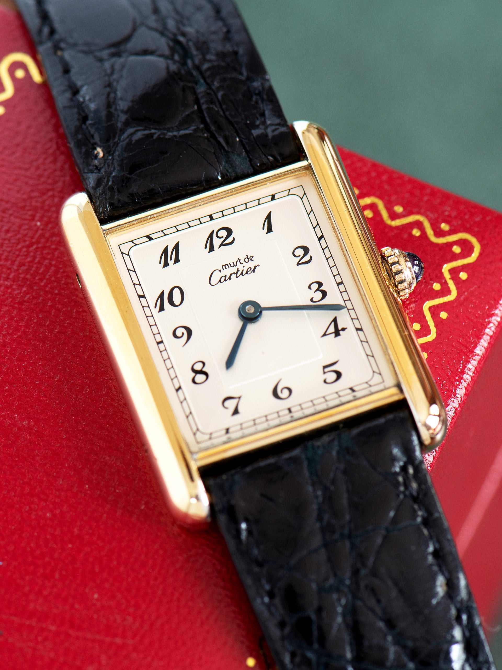 1980s Cartier Must de Cartier Tank Vermeil (Ref. 590005
