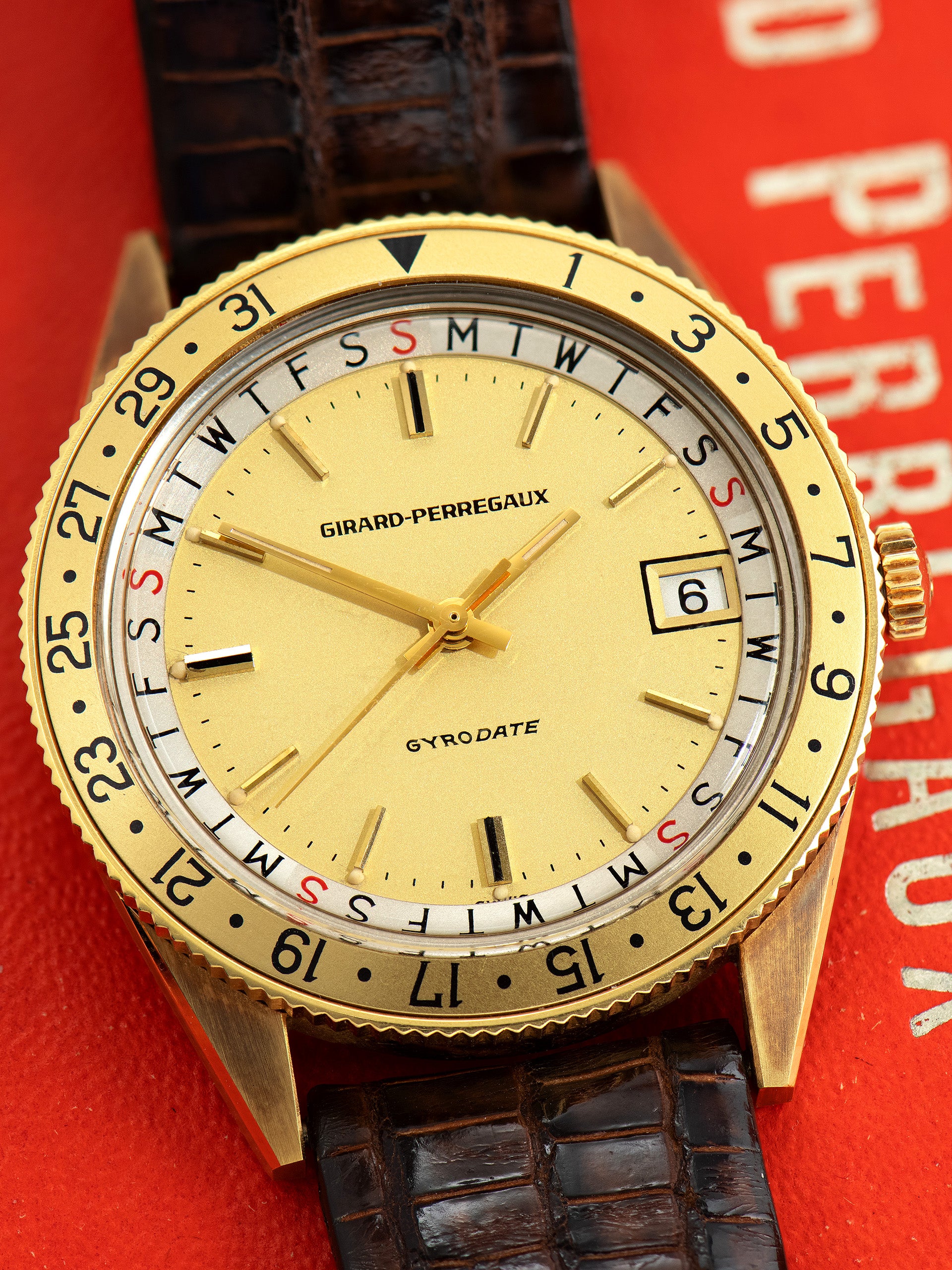 NOS* 1960s Girard-Perregaux Gyrodate W/ Box & Papers