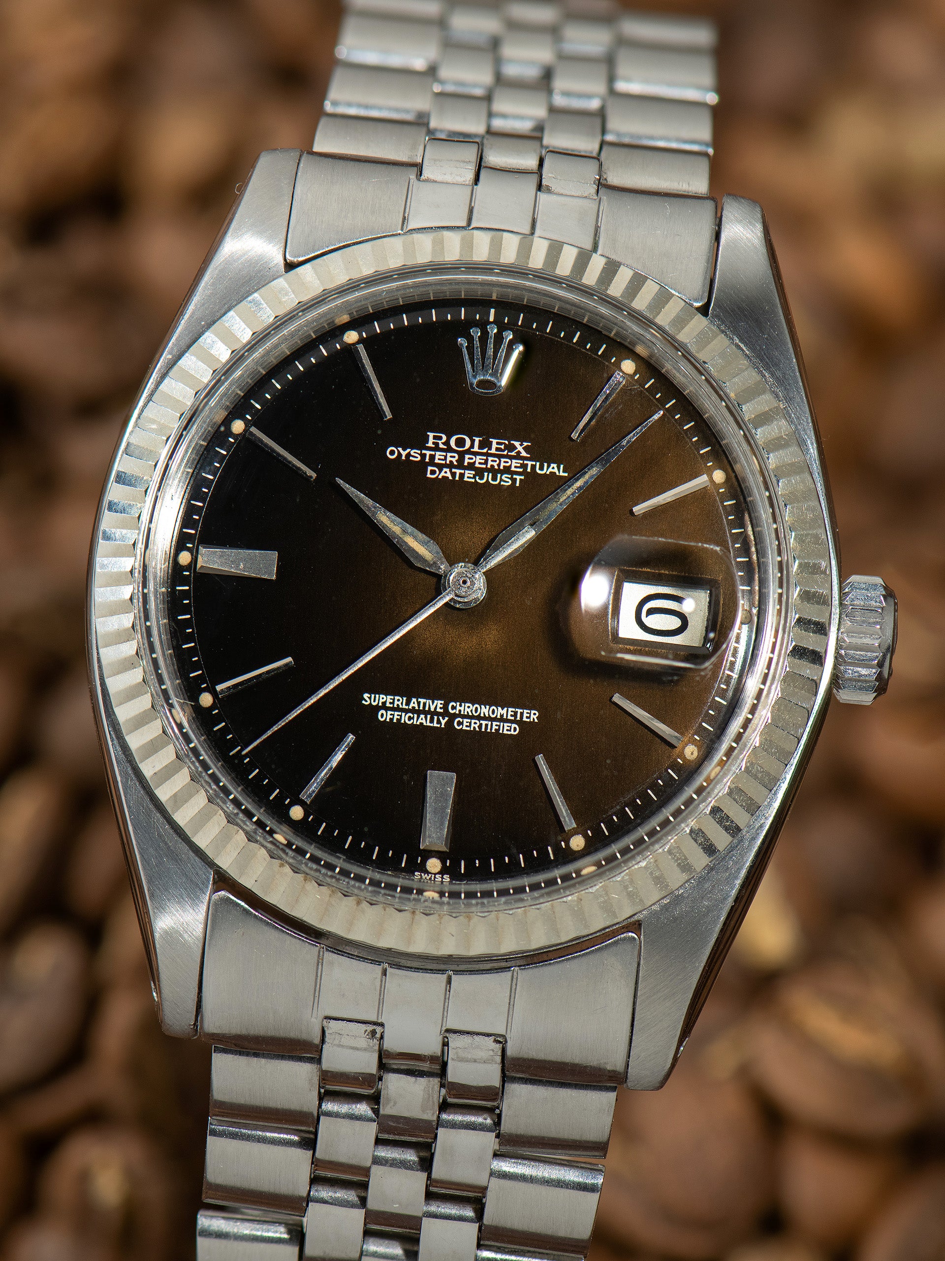 Datejust Tropical Dial Watch Tropical 1963 Rolex Datejust 1601