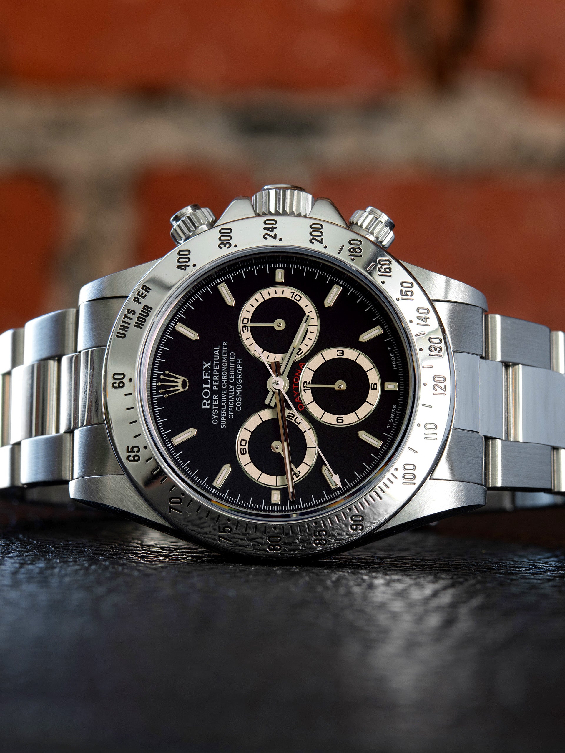 1995 Rolex Zenith Daytona (Ref. 16520) Black Mk. IV Dial W/ Rolex Serv