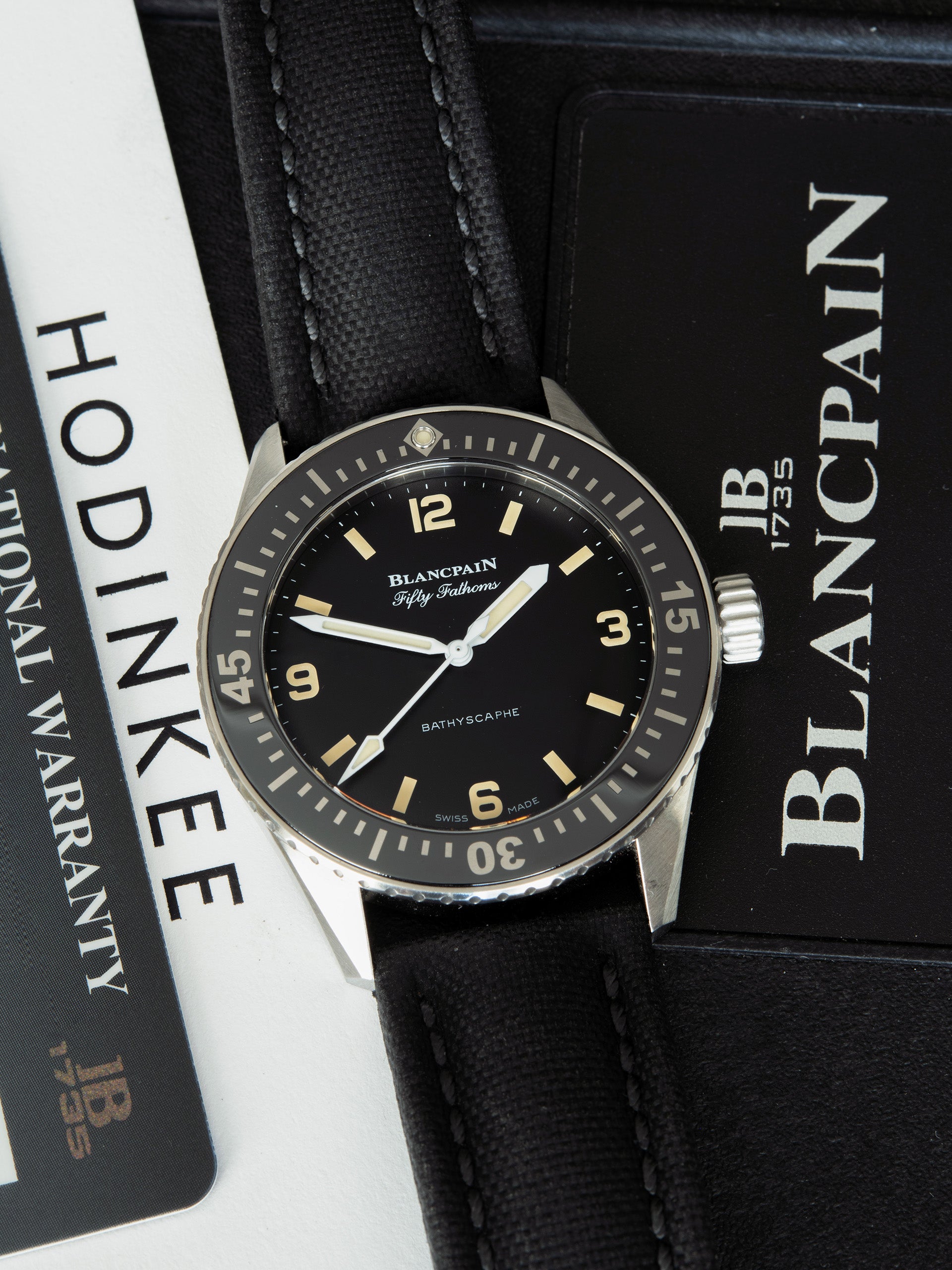 Blancpain Watch Blancpain X Hodinkee Blancpain Fifty Fathoms MIL
