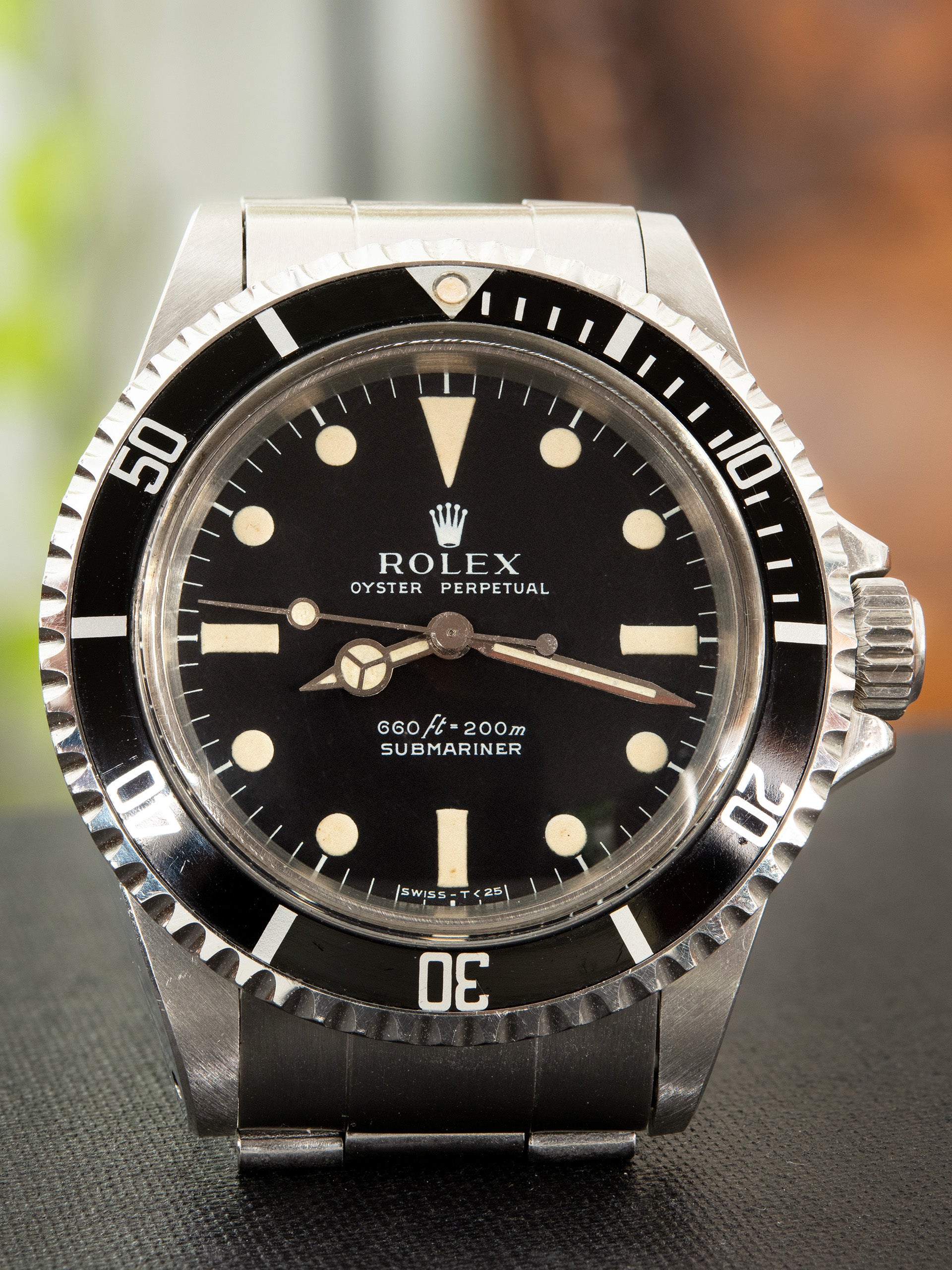Rolex lasar 5513 serif dial