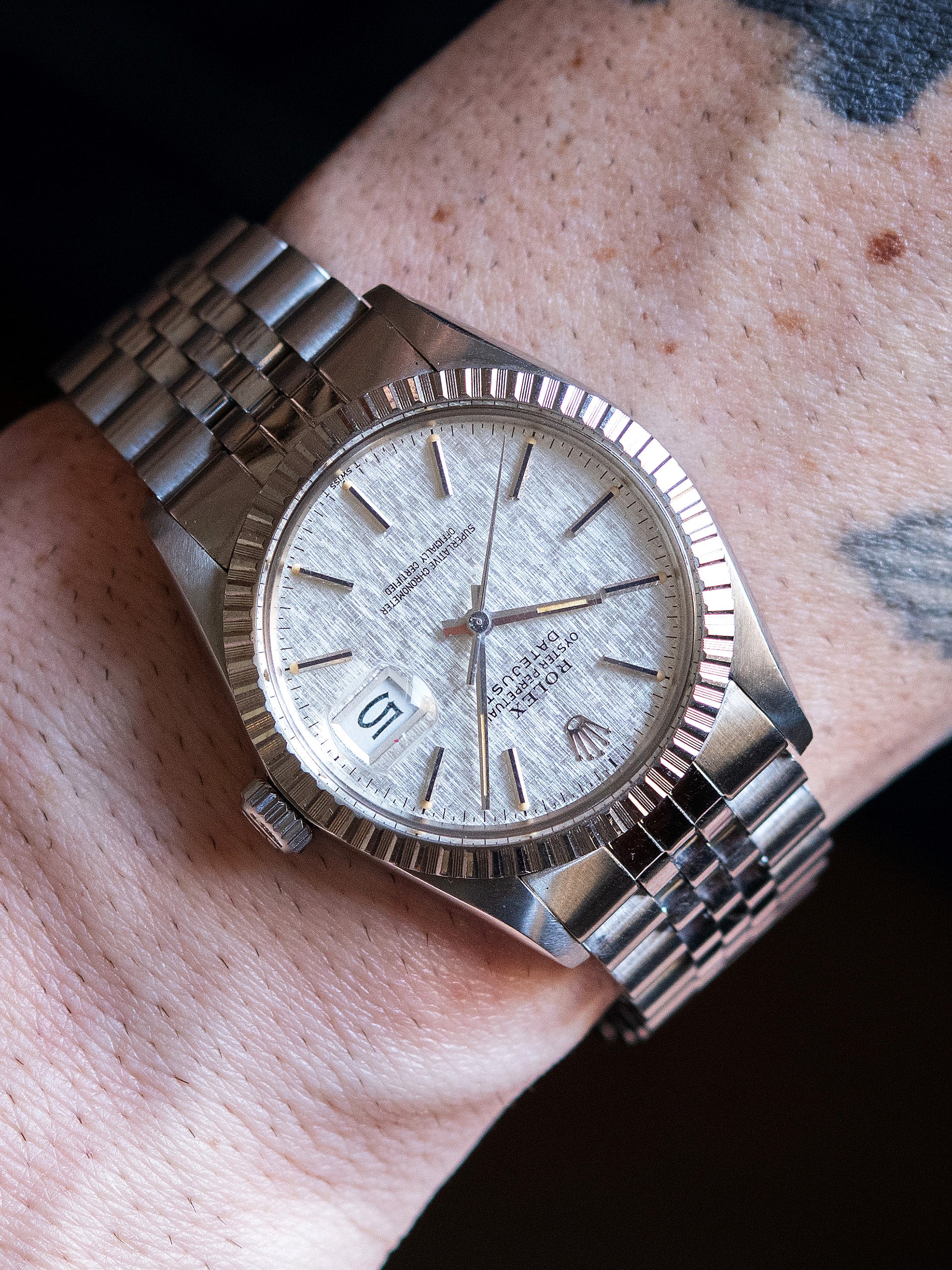 Unpolished* 1984 Rolex Datejust (Ref. 16030) Silver 