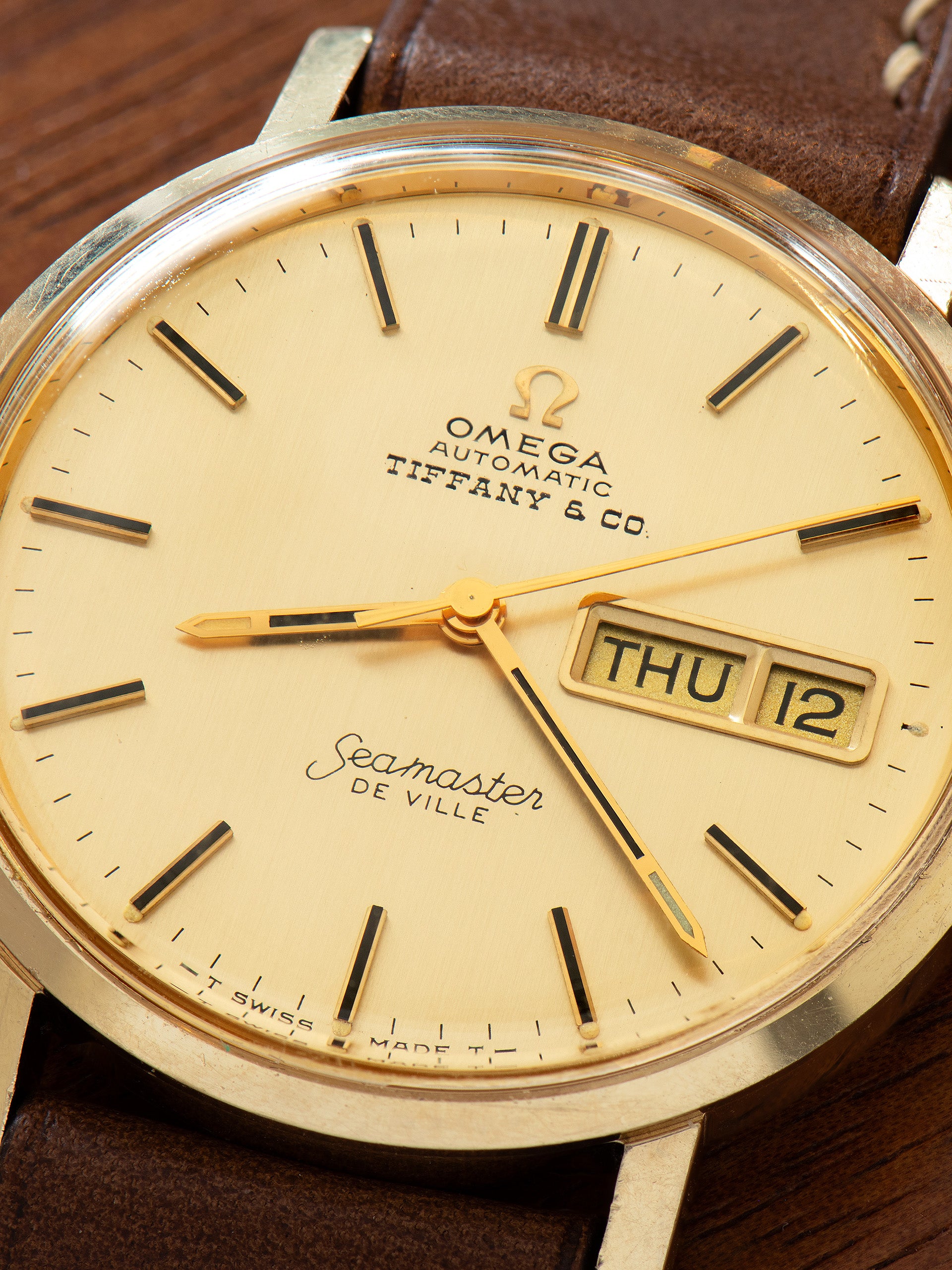 1970s Omega Seamaster De Ville 14K YG (Ref. C6865) 