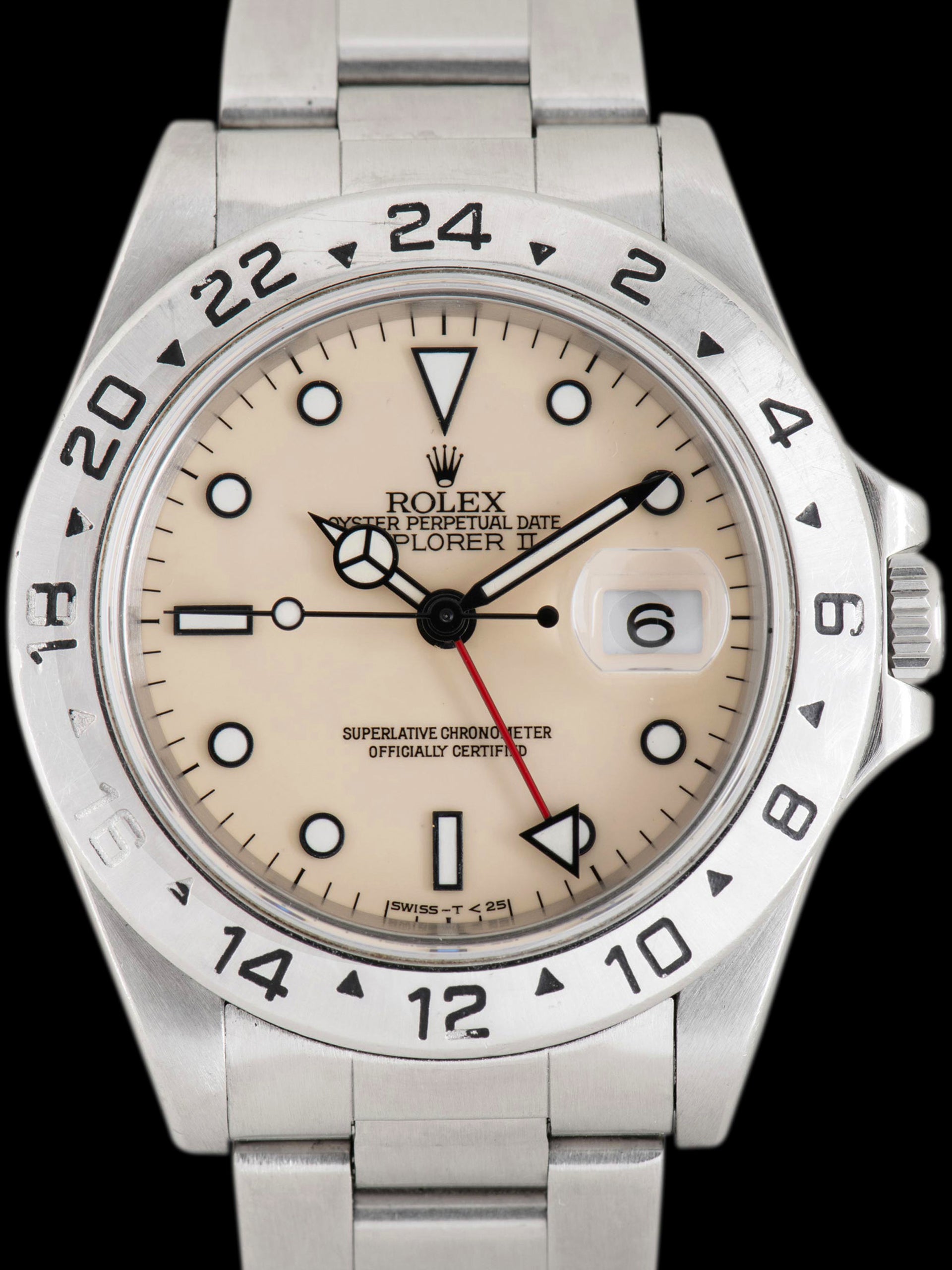 Rare* 1991 Rolex Explorer II 16570) Cream Dial W/ Papers
