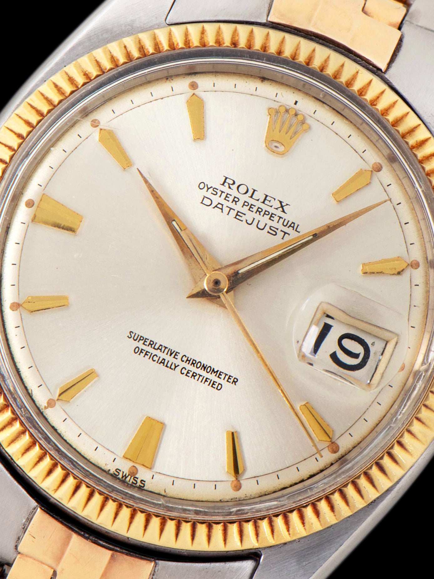1960 Rolex Two-Tone Datejust (Ref. 1601) Silver 