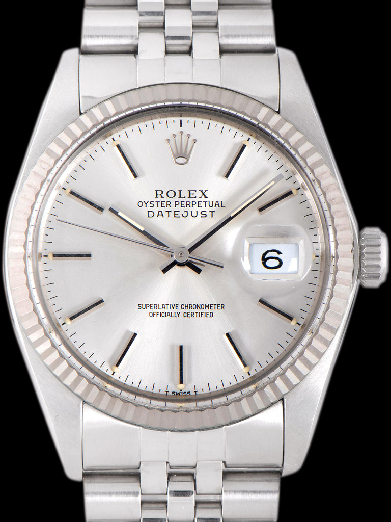 1985 Rolex Datejust (Ref. 16014) Silver Dial