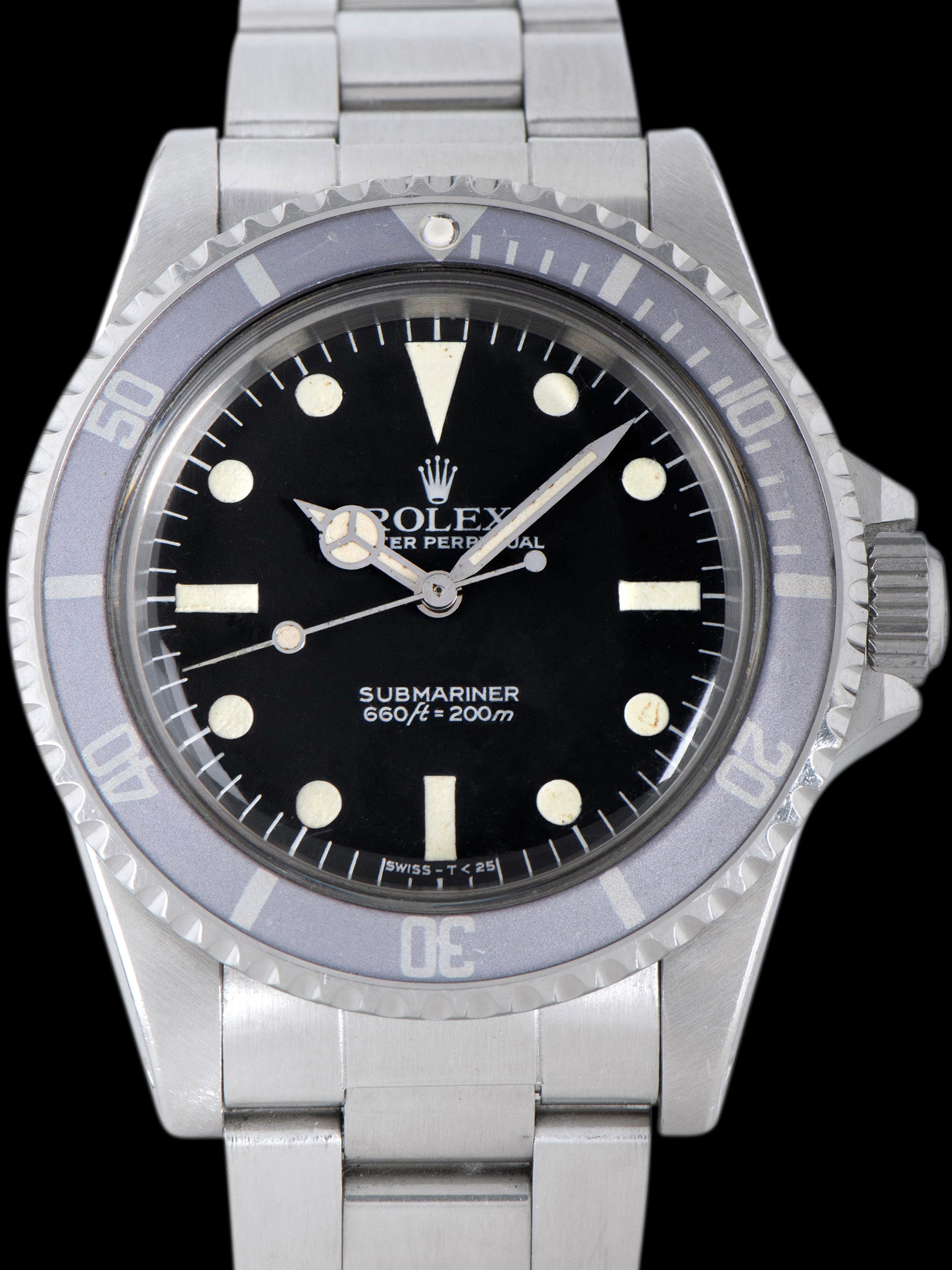 *Unpolished* 1984 Rolex Submariner (Ref. 5513) Mk. V "Maxi" Dial W/ Lavender "Ghost" Bezel Insert