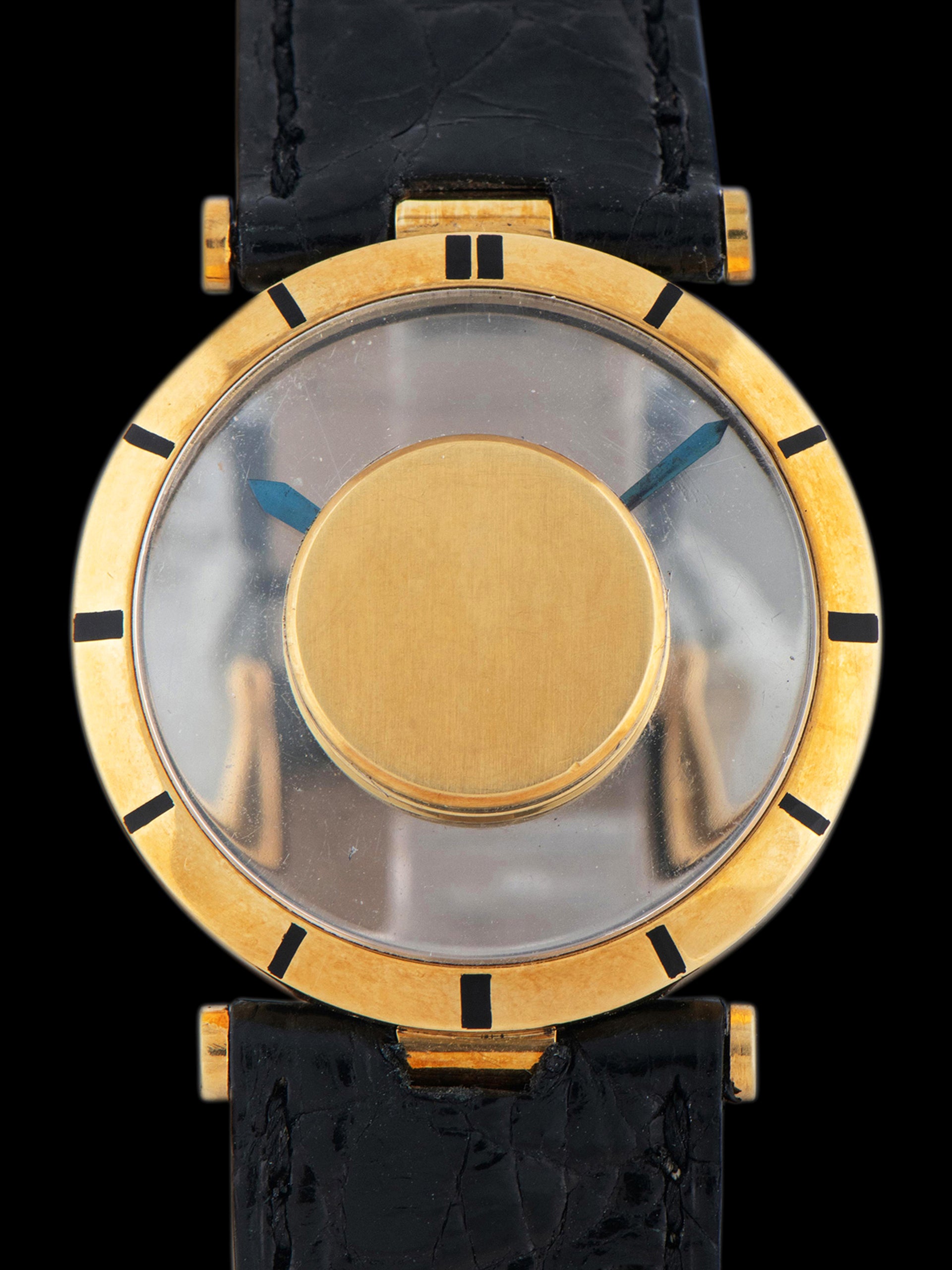 1950s Cartier for Jaeger-LeCoultre "Mystery" 18K YG