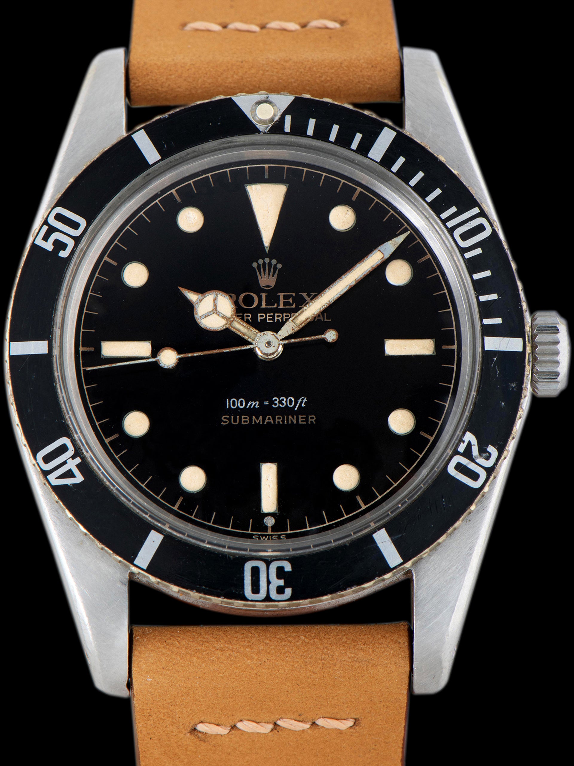 1962 Rolex Submariner "Small Crown" (Ref. 5508) Gilt Chapter Ring "Exclamation" Dial