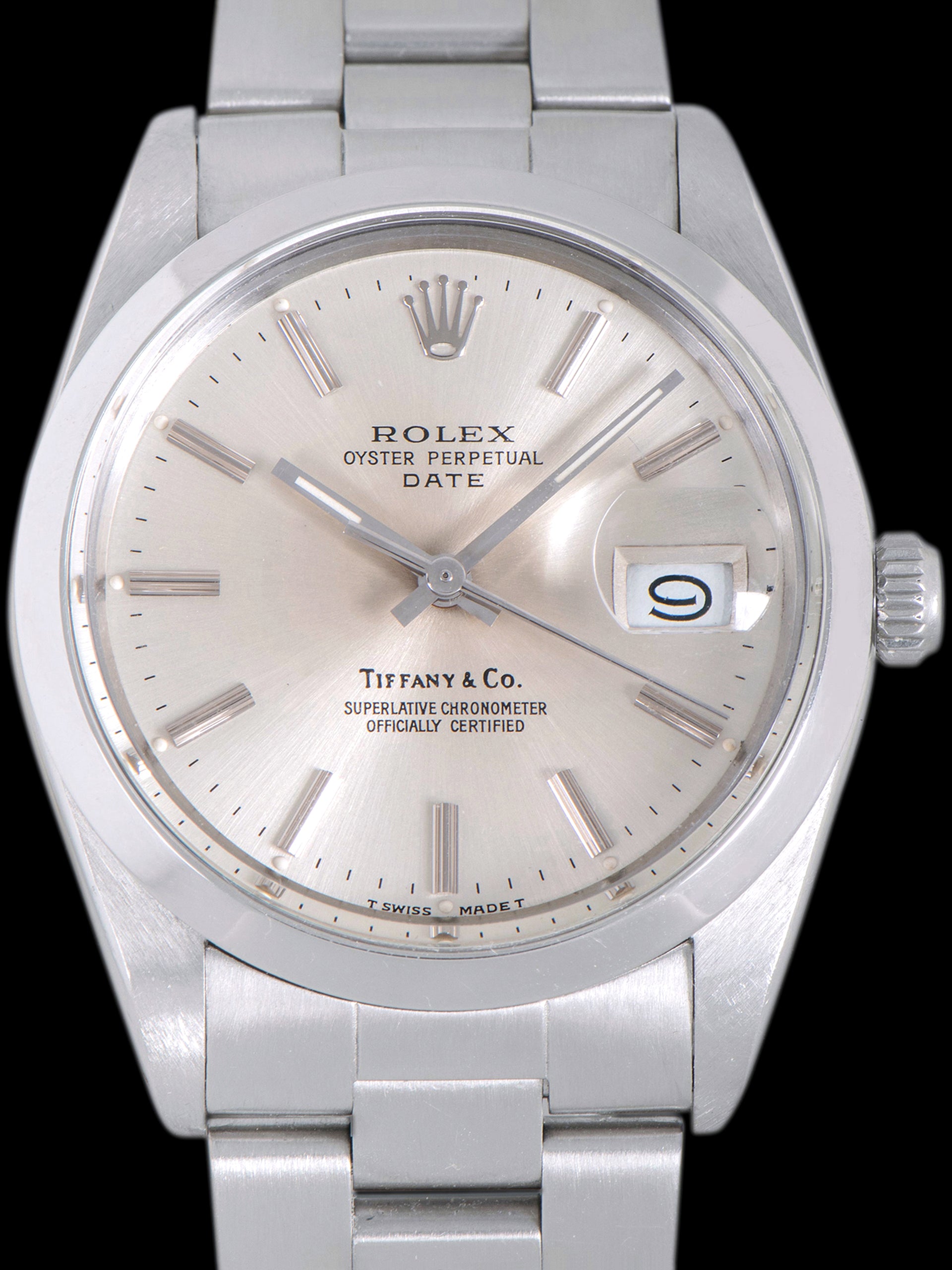 1987 Rolex Oyster-Perpetual Date 15000) Silver