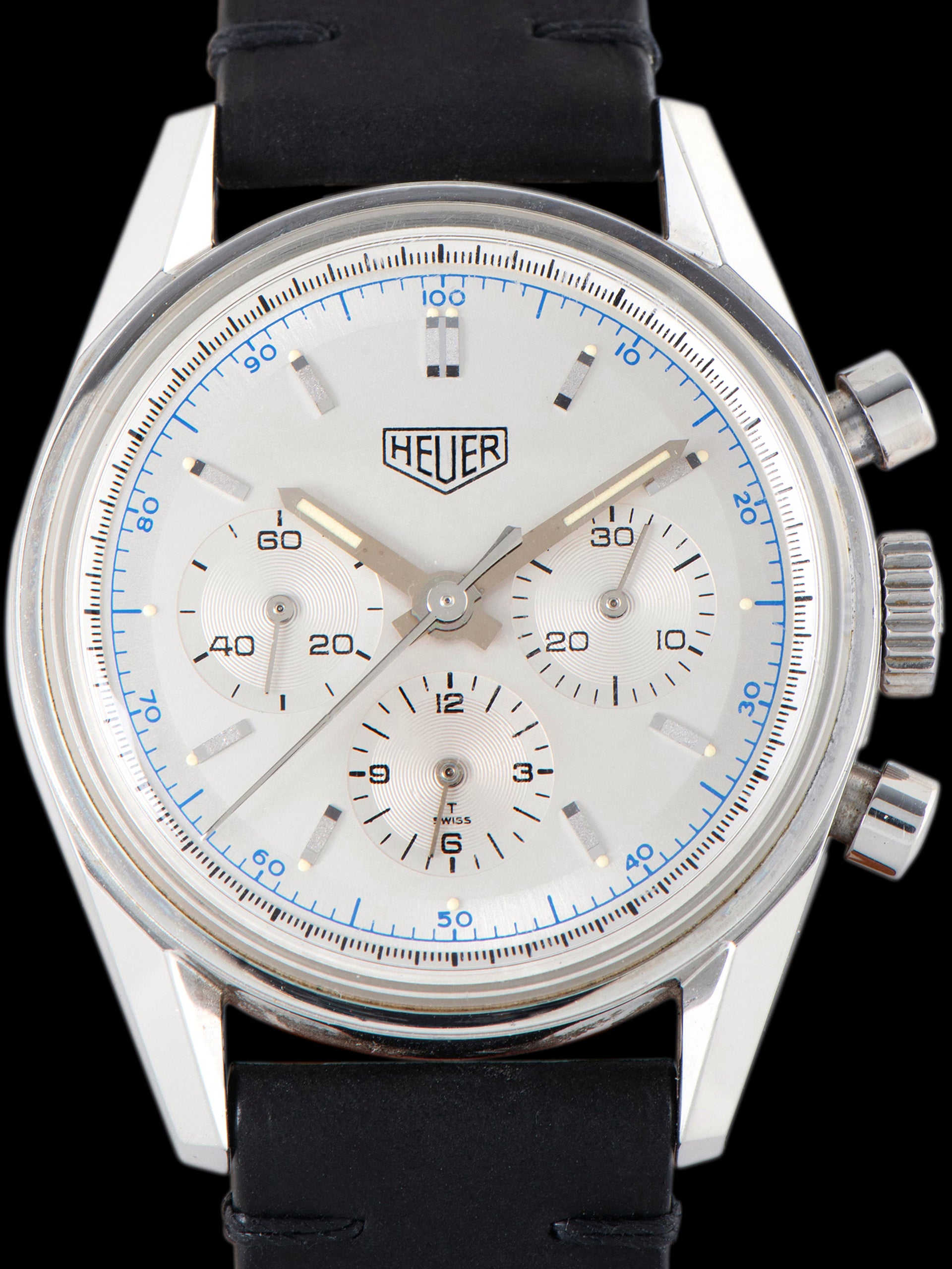 1996 TAG Heuer Carrera 30 'Re-Edition' (Ref. CS3110) "Blue Decimeter" Dial W/ Box, Papers, & Original Sales Receipt