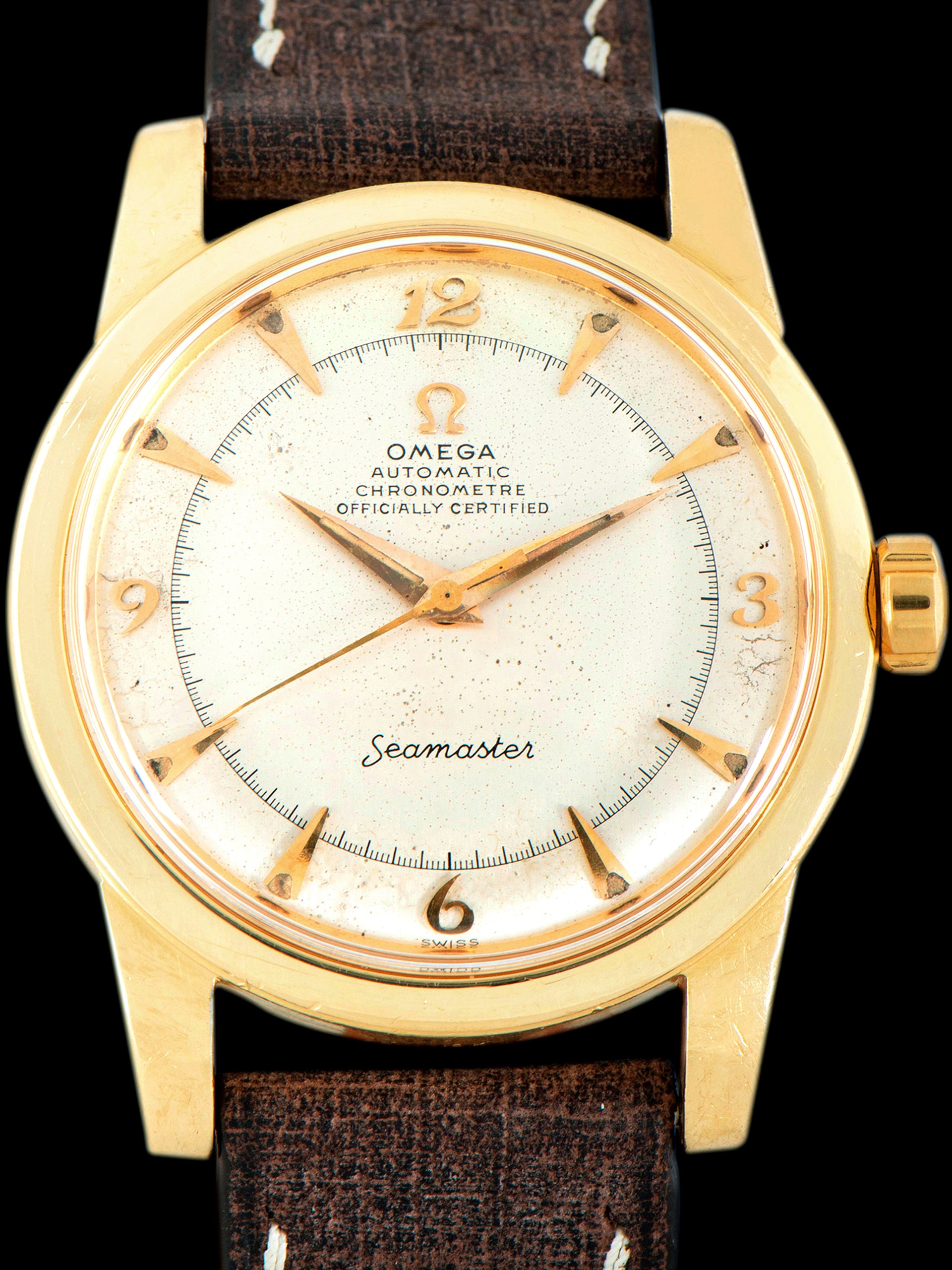 1950 Omega Seamaster Automatic Chronometer 18K YG (Ref. 2577/2520) 'Cal. 354'