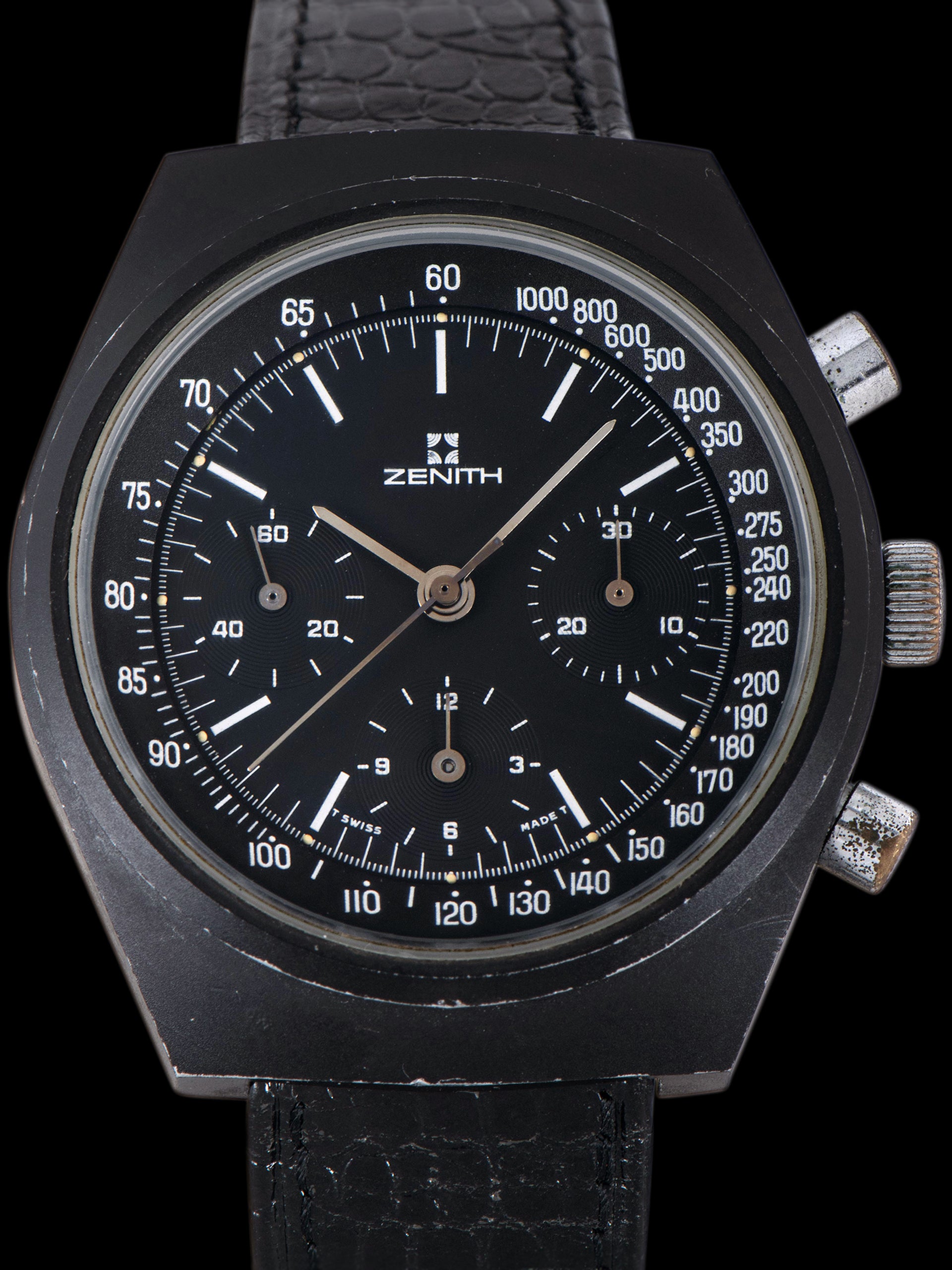 1970s Zenith "Shadow Prototype" Chronograph PVD 'Cal. 146 HP'