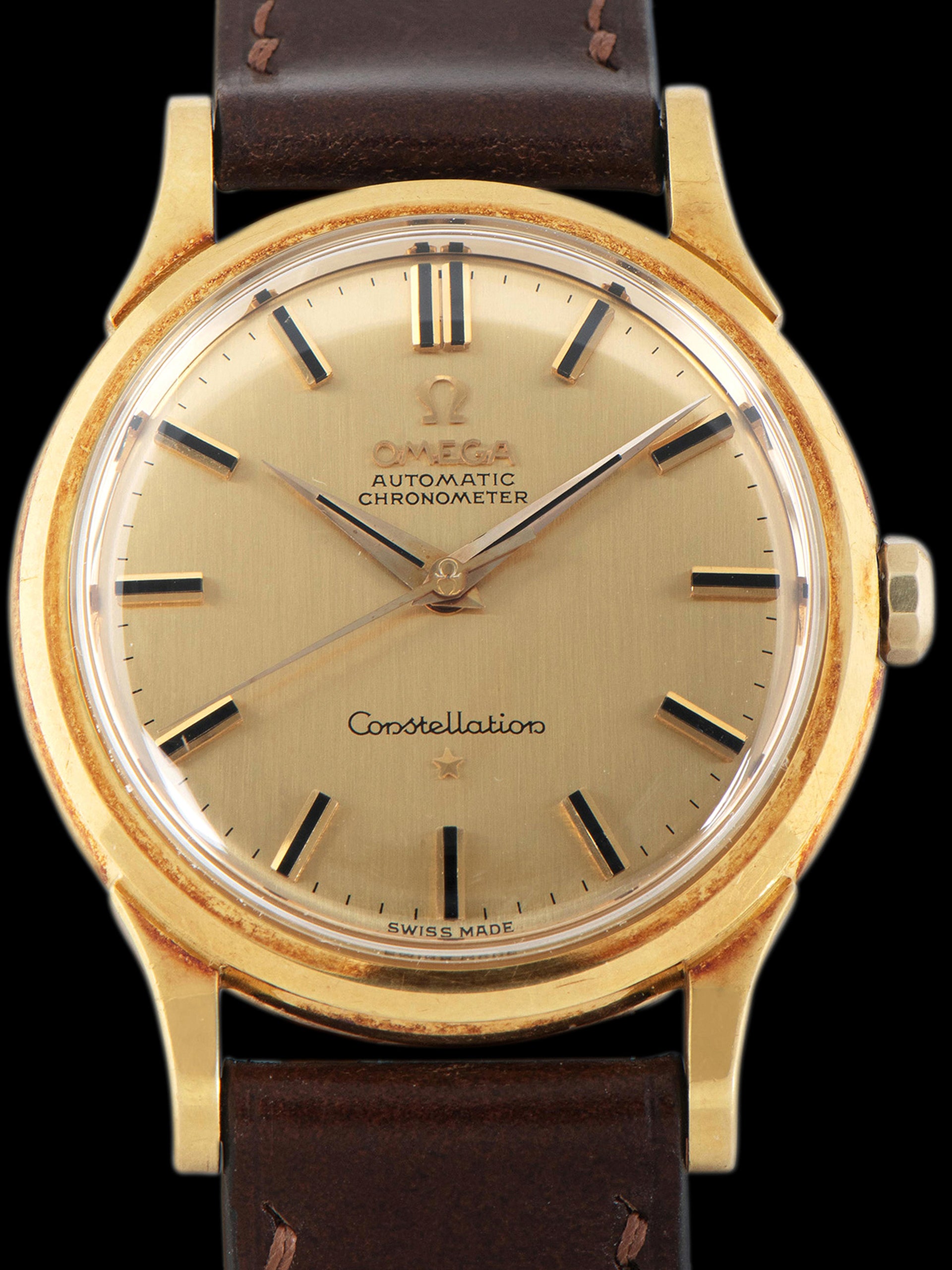 1961 Omega Constellation 18K YG (Ref. 14381 2 SC) 'Cal. 551' Champagne Dial