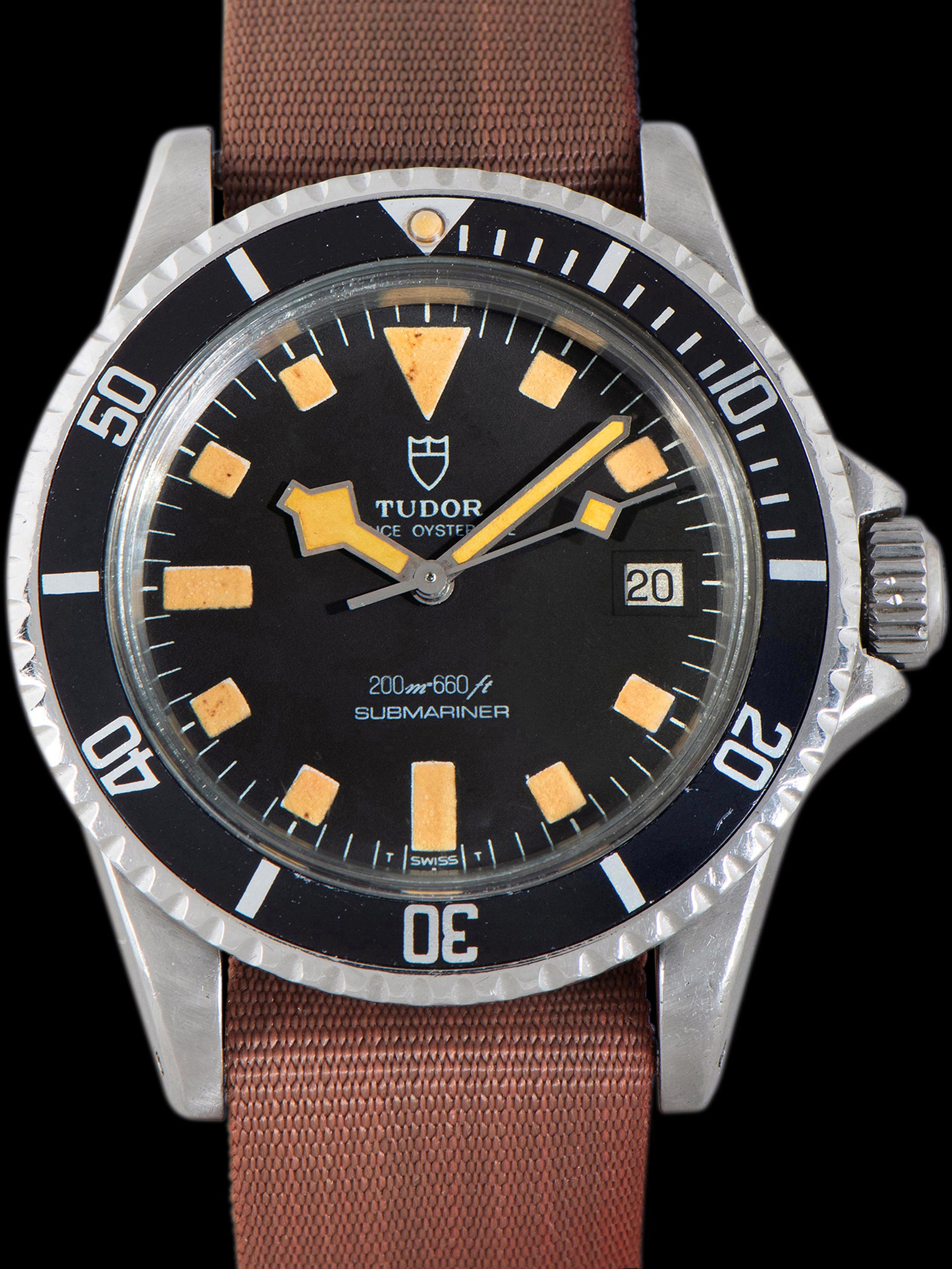 1978 Tudor "Snowflake" Submariner (Ref. 9411/0) Black "Pumpkin" Dial