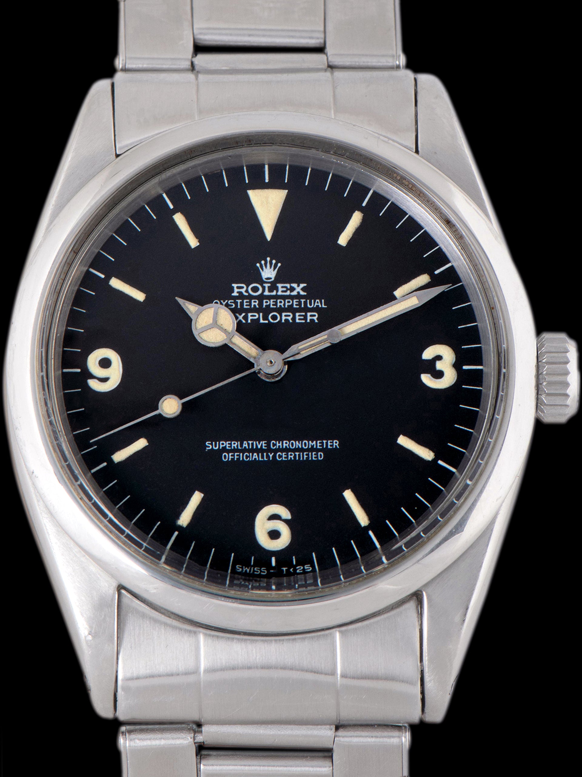 1967 Rolex Explorer I (Ref. 1016) Mk. I "Frog Foot" Dial W/ Box & Original Sales Receipt