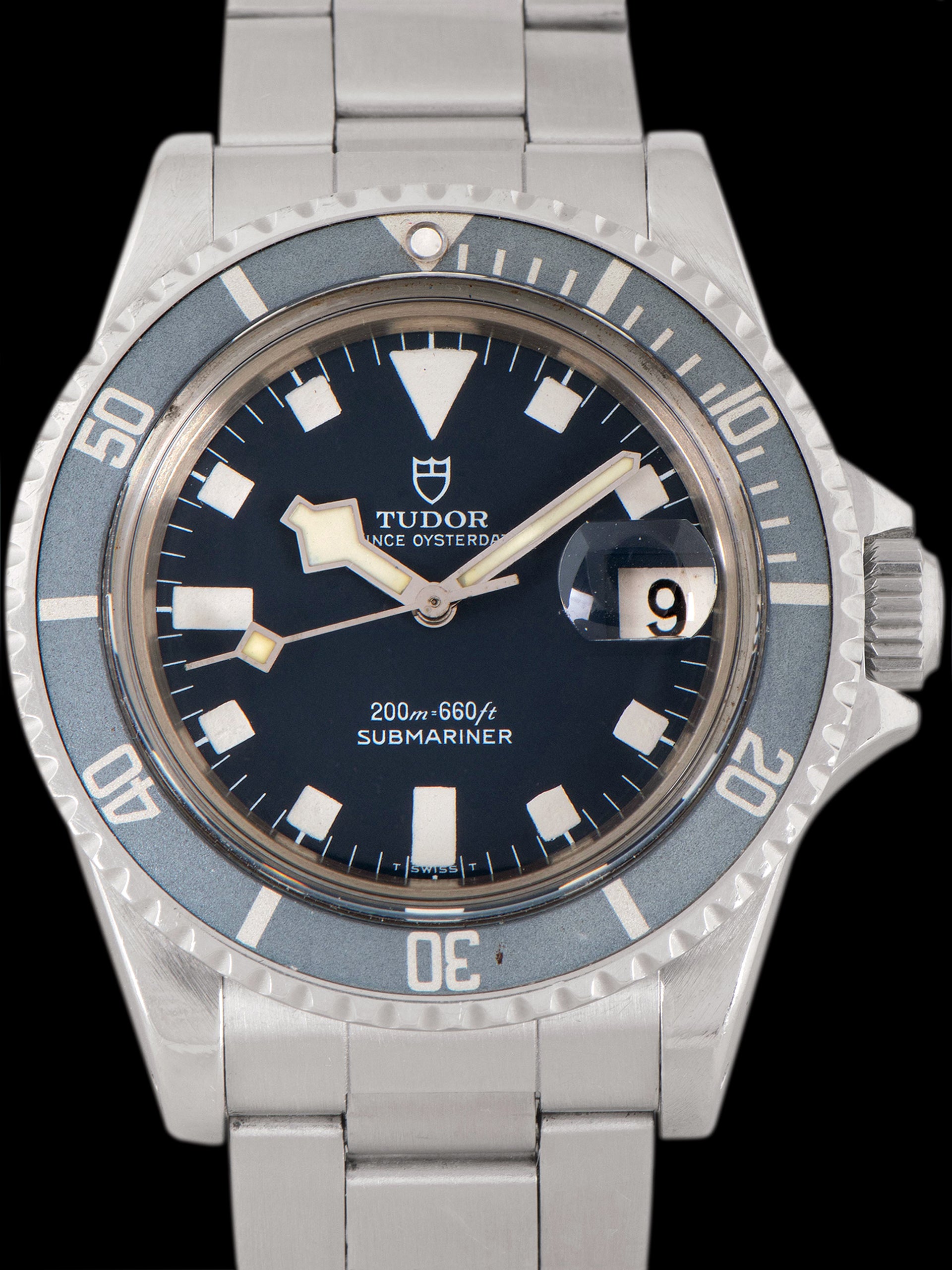 1979 Tudor "Snowflake" Submariner (Ref. 94110) Blue Dial W/ Box & Papers