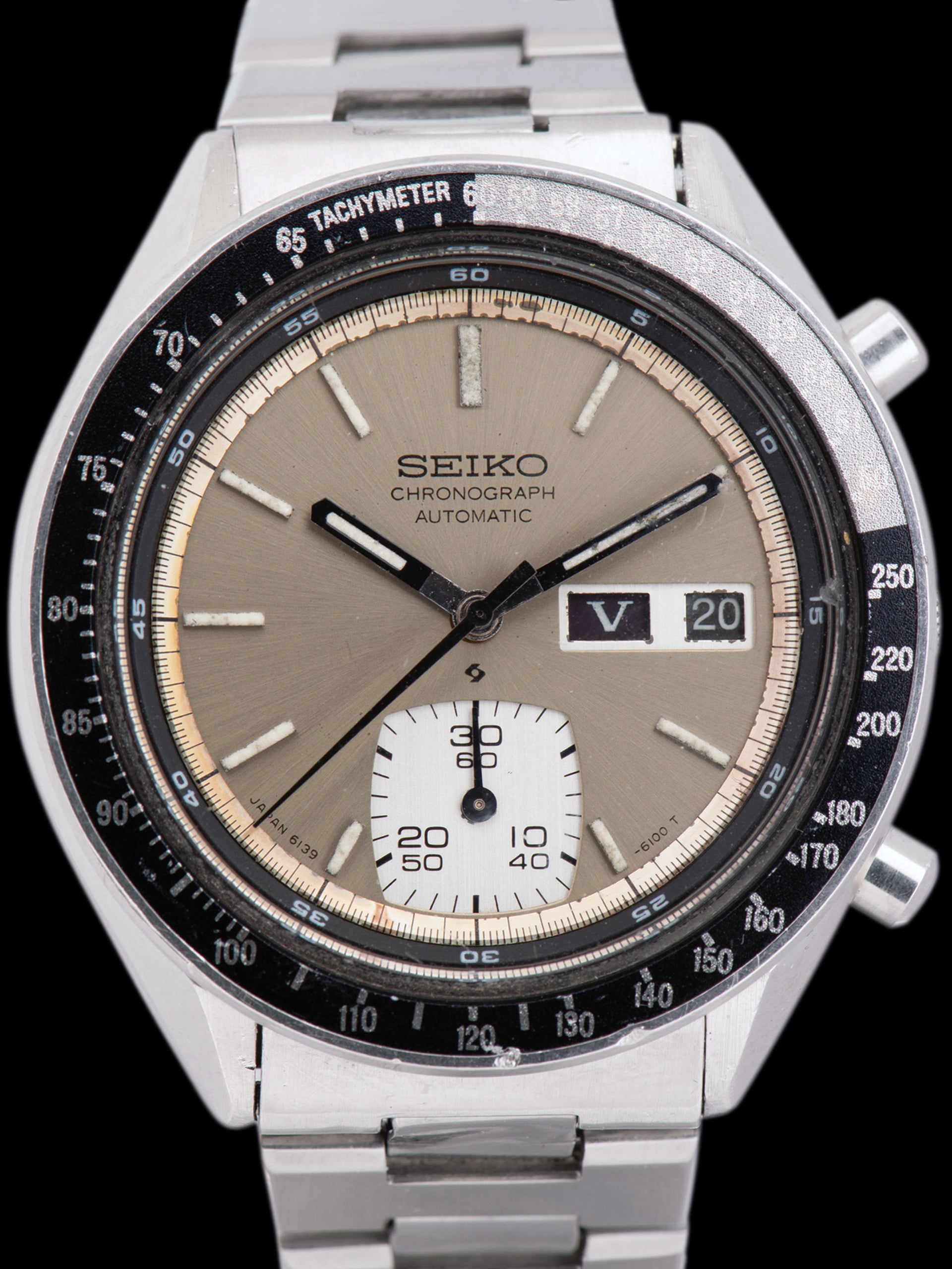 1976 Seiko Automatic Chronograph 6139-6040) Grey Dial