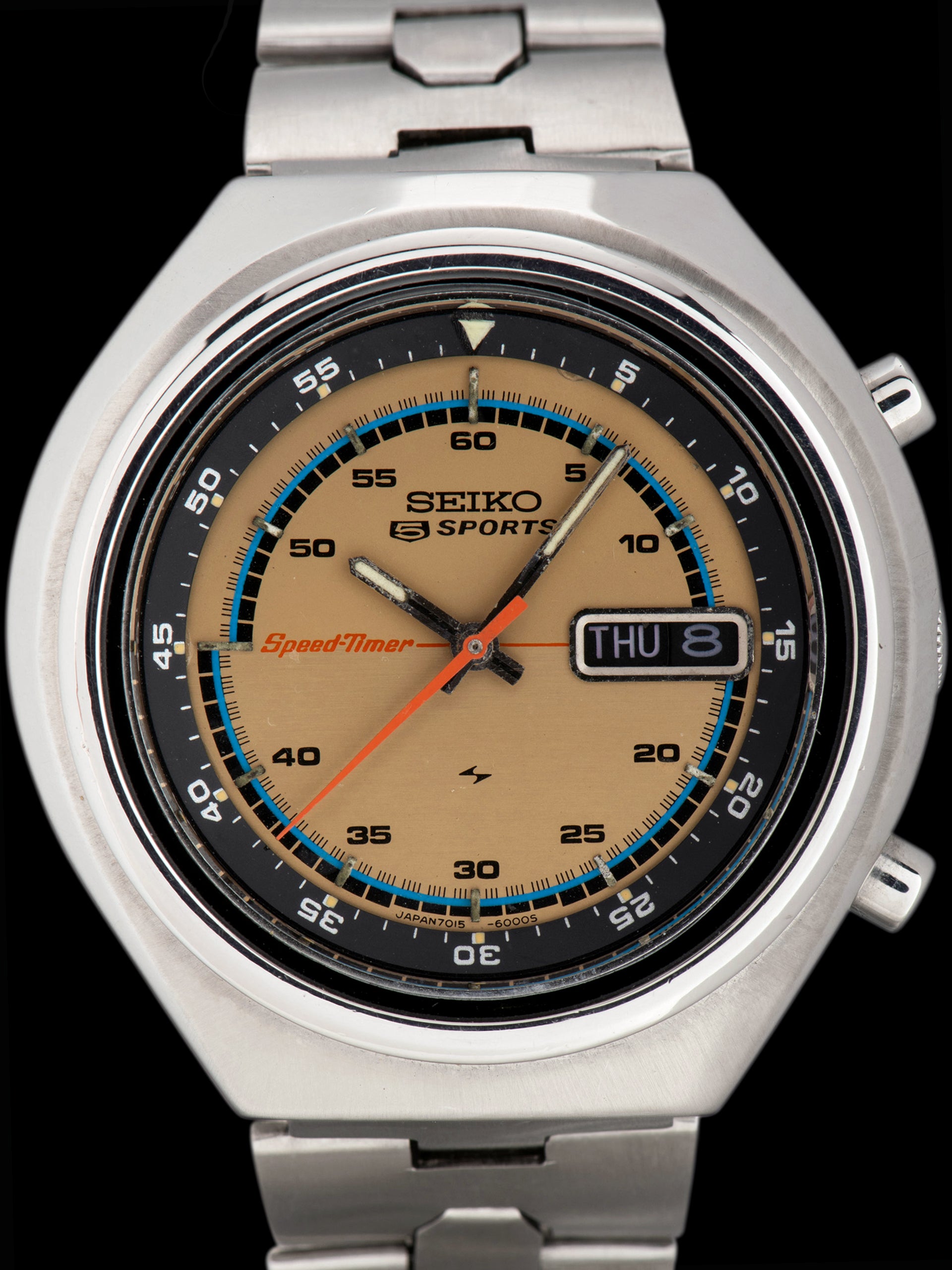 1973 Seiko Sports SpeedTimer Flyback Chronograph 7015-6000)