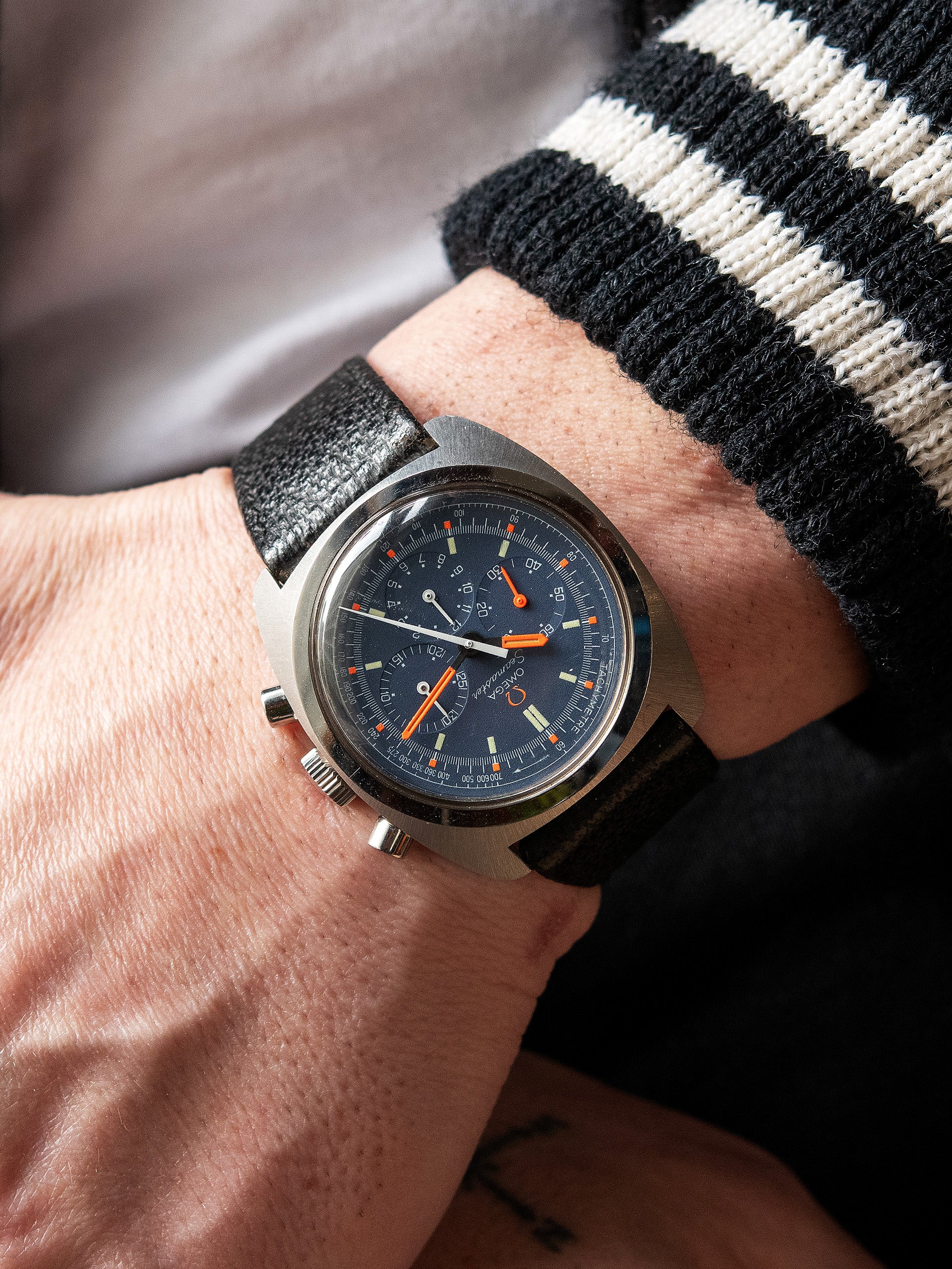 Unpolished* 1970 Omega Seamaster Chronograph (Ref. 145. 029) 