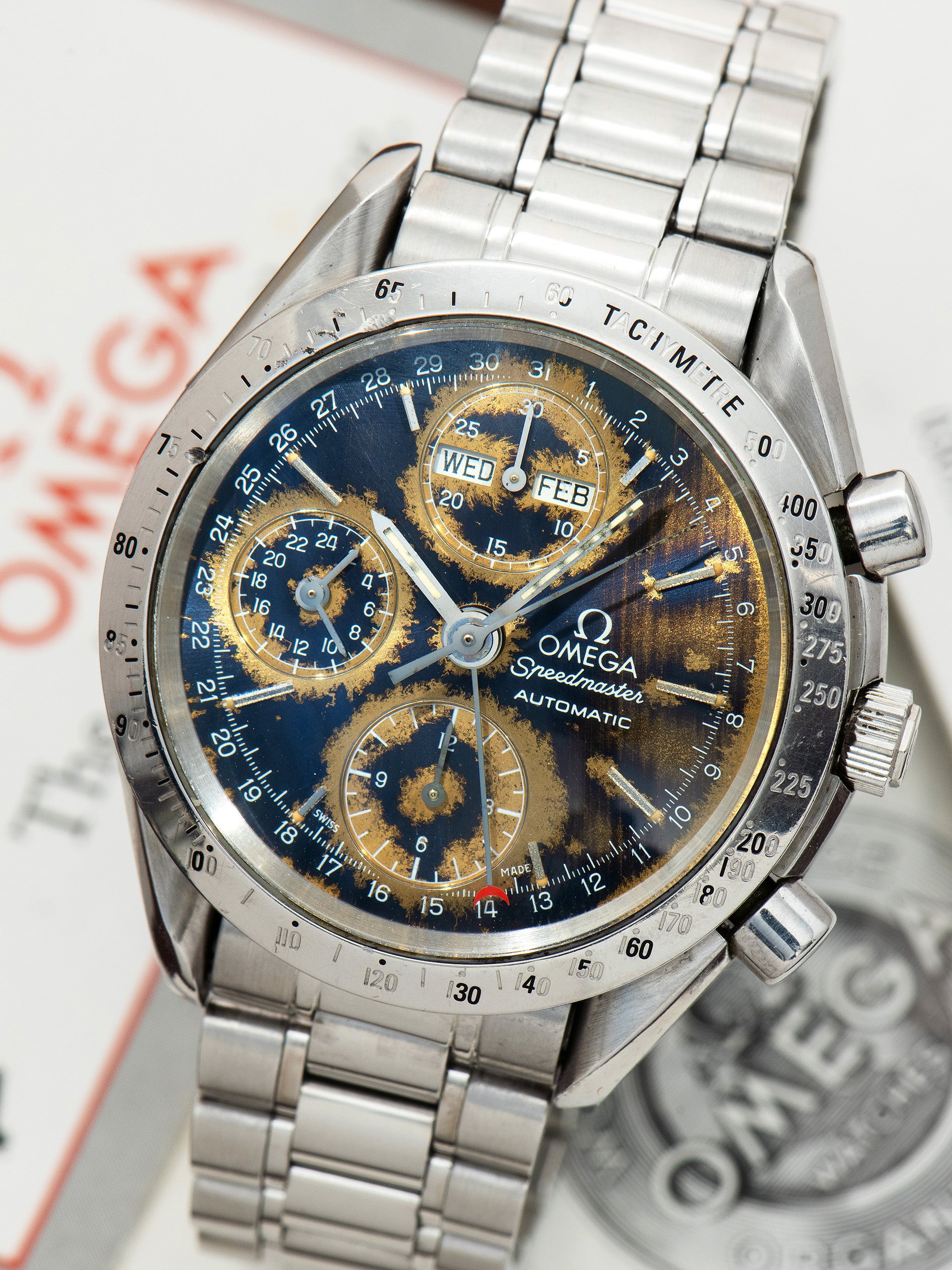 Tropical 1993 Omega Speedmaster Automatic MARK 40 Blue