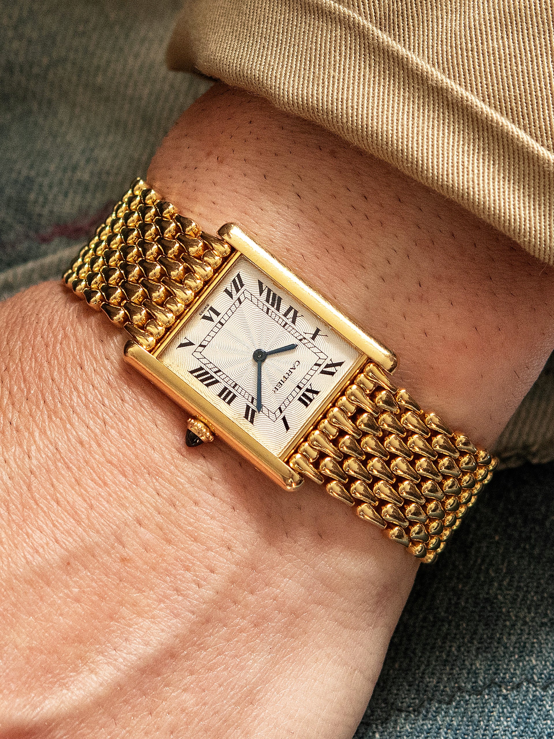 1990s Cartier Tank LC 18K YG 