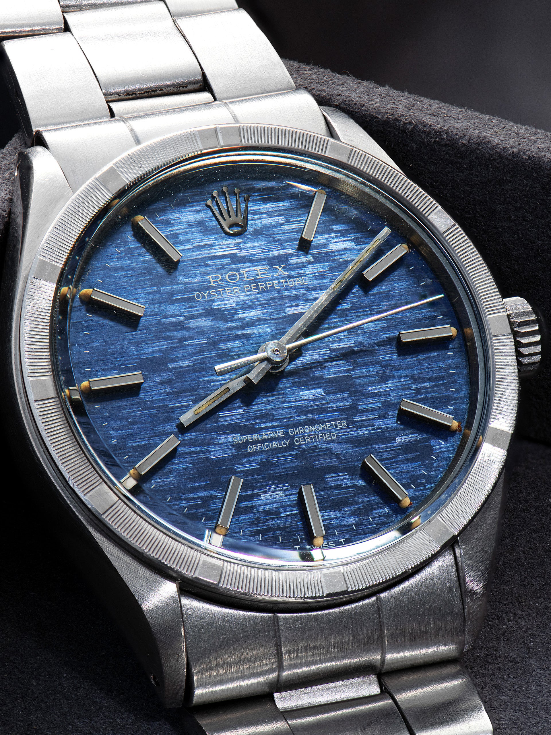 1972 Rolex Oyster-Perpetual (Ref. 1007) Blue 