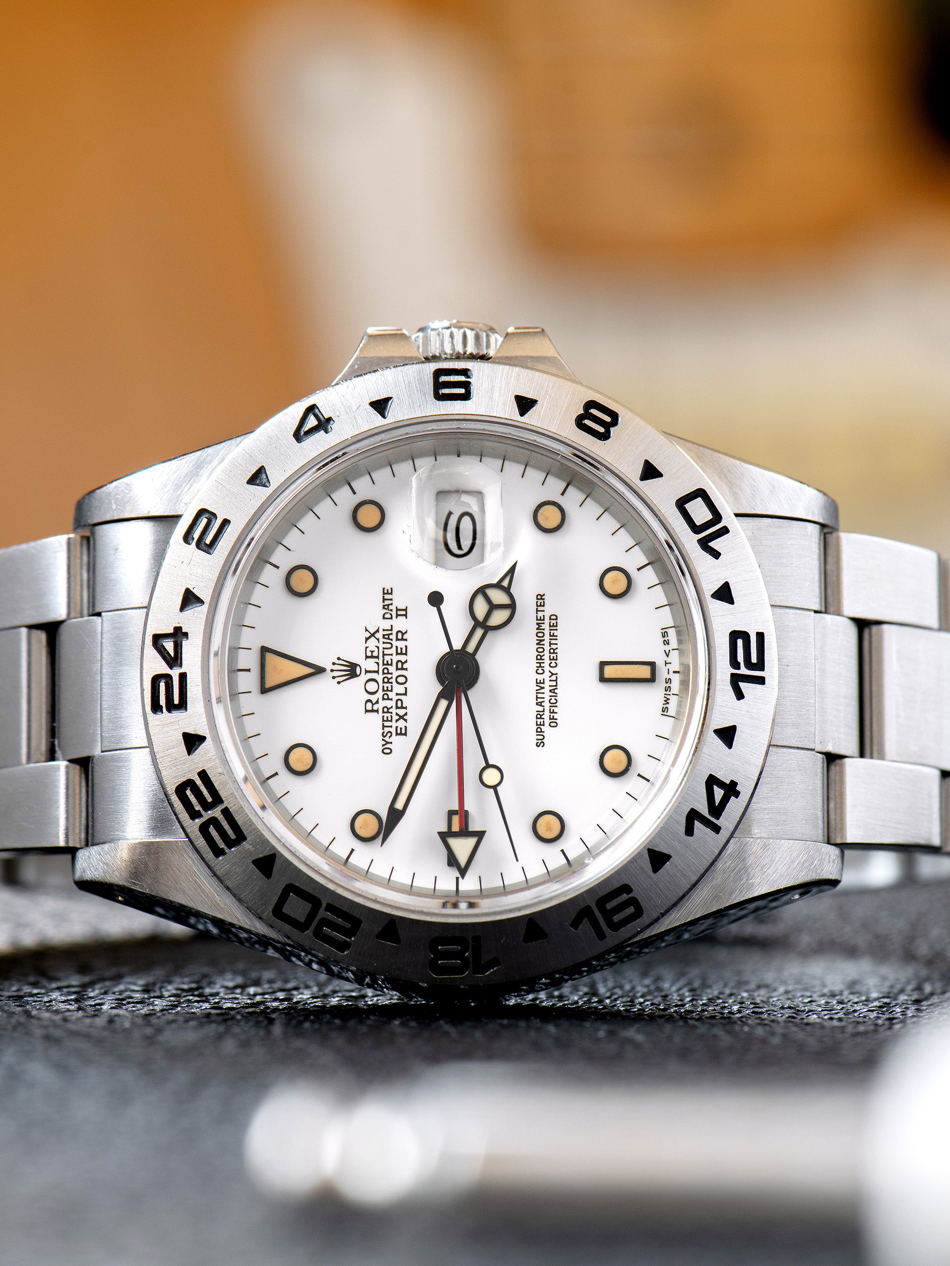 Unpolished* 1987 Rolex Explorer II (Ref. 16550) Polar Dial