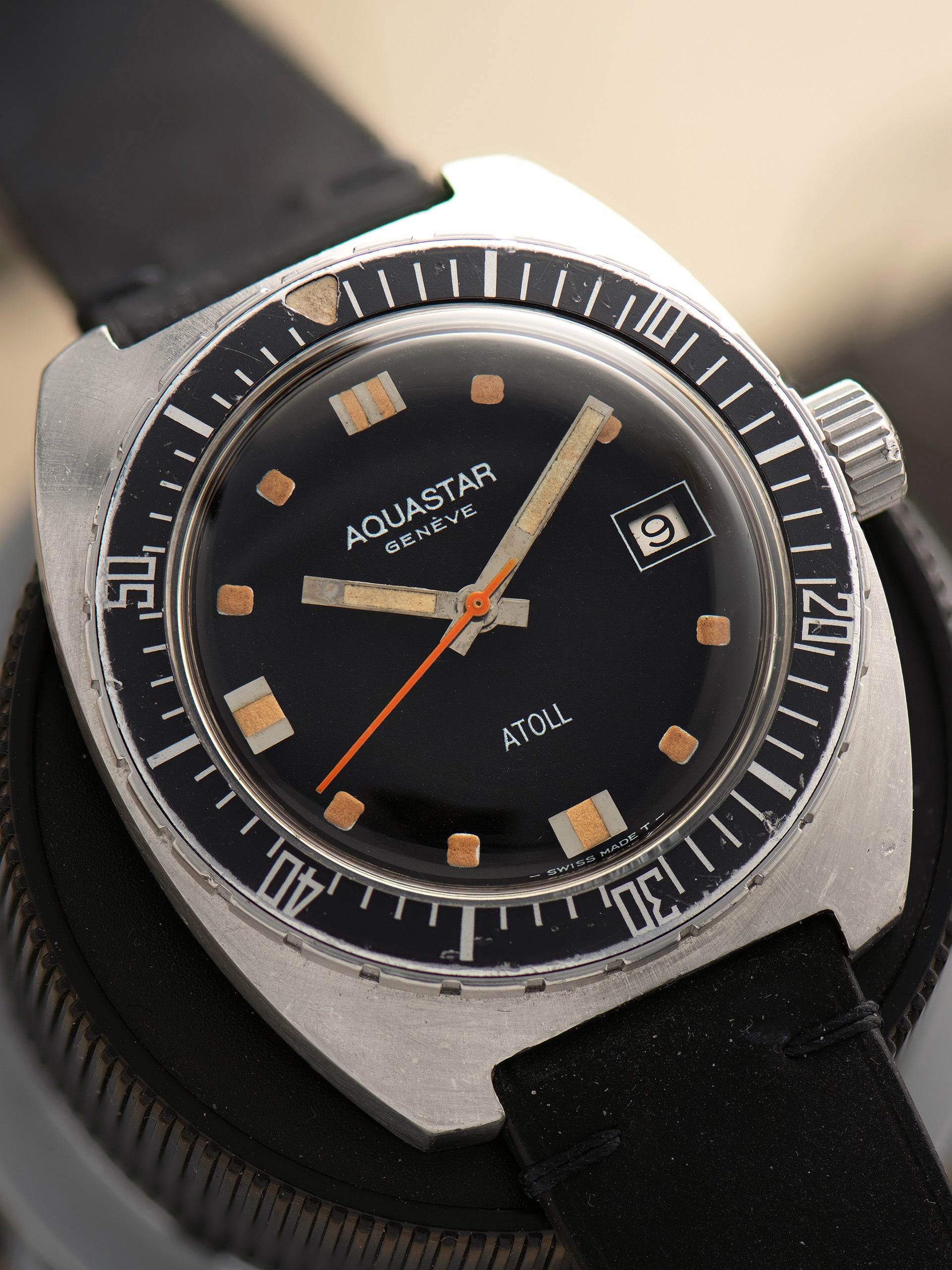 Verre (plexiglas) Pour Boîtier De Montre Aquastar, Diamètre 28,5 Mm - Neuf Sans étiquette, Pièce De Rechange