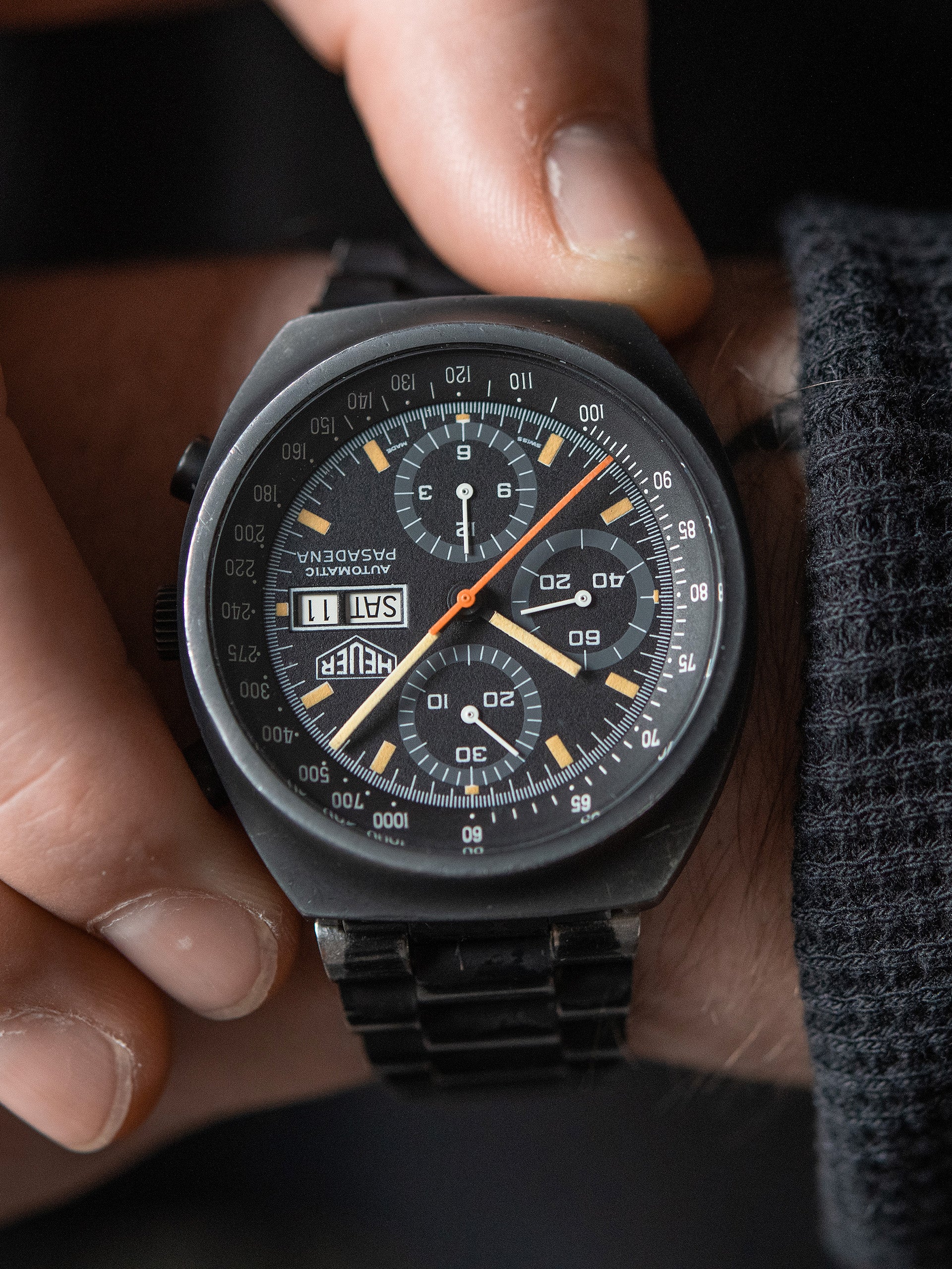 1980s Heuer Pasadena Chronograph (Ref. 750.501) 'Factory PVD'