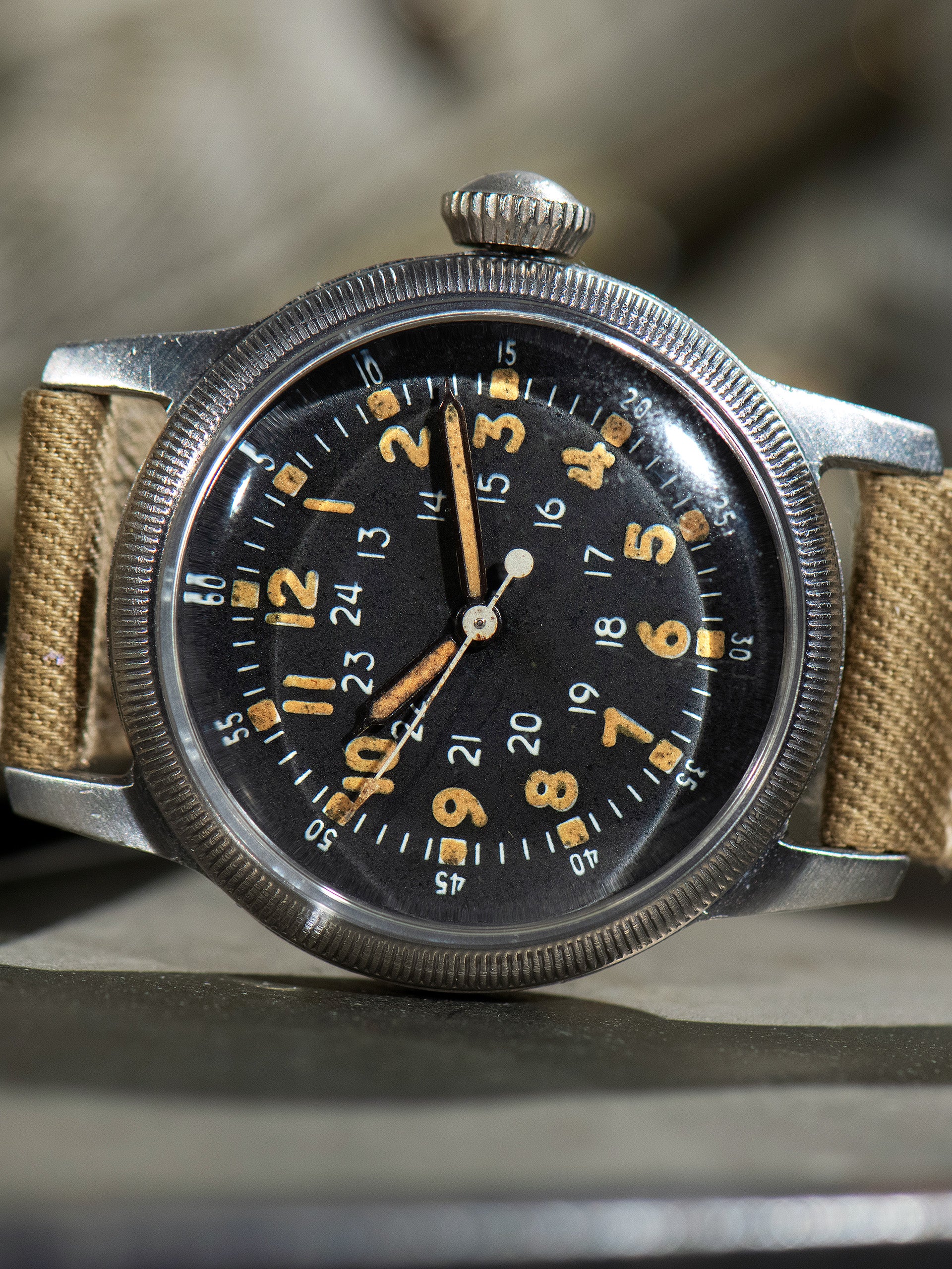 時計 1950s WALTHAM typeA-17 vintage USAF Waltham Type A-17 Military Watch 1950's Vintage US Army Hand