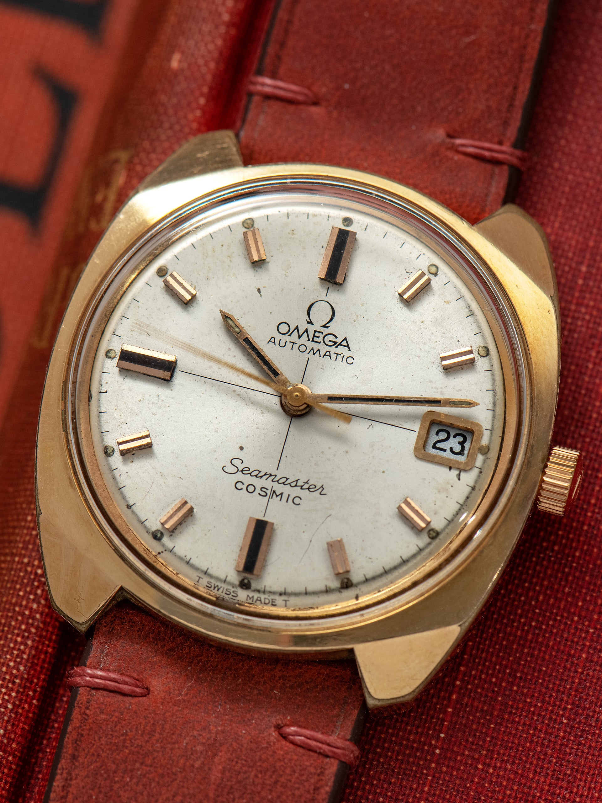 1970s Omega Seamaster Cosmic Gold-Plated (Ref. 166.022) 