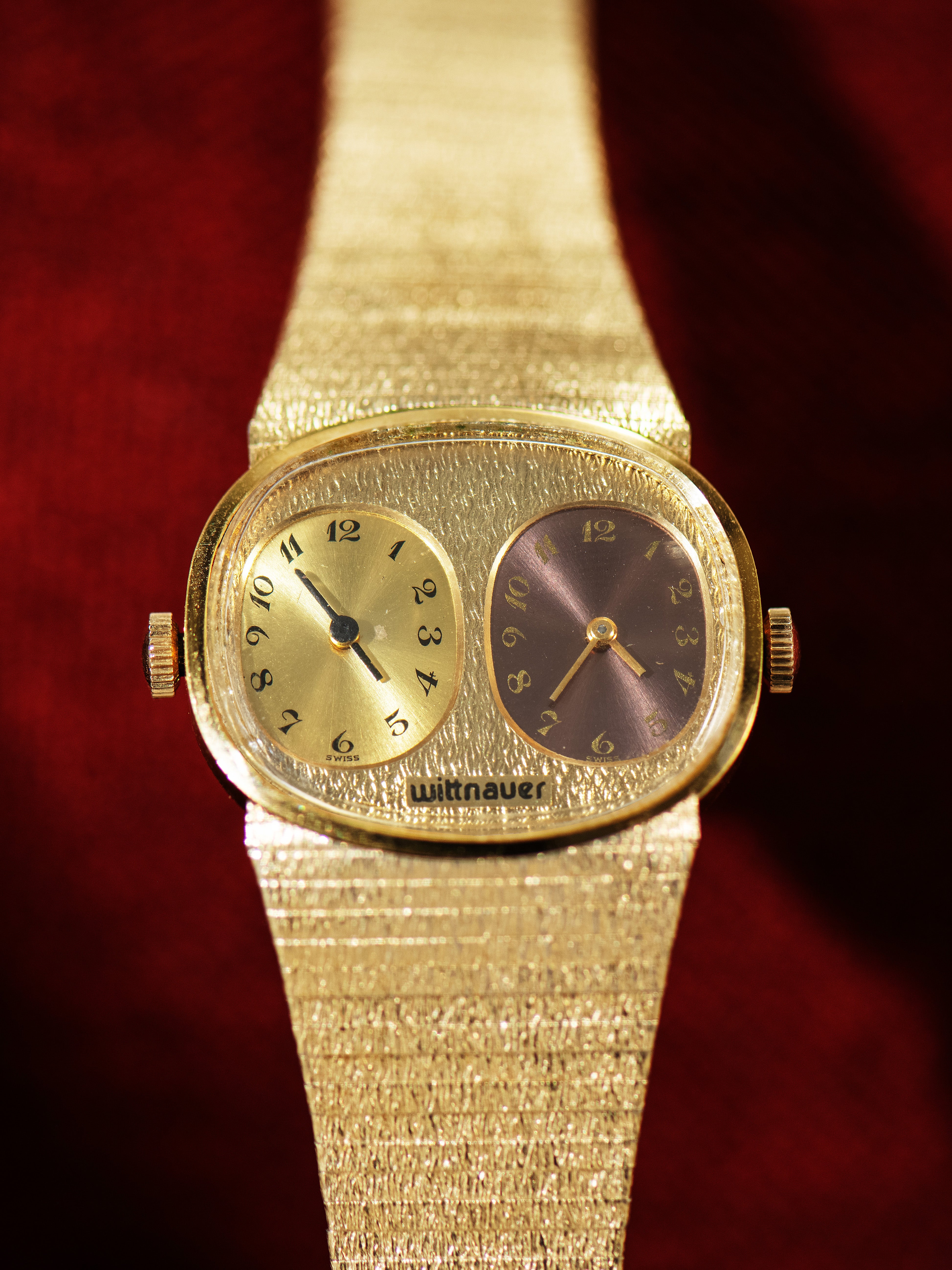 1970s Wittnauer Dual-Time Gold-Plated (Ref. 5025) 