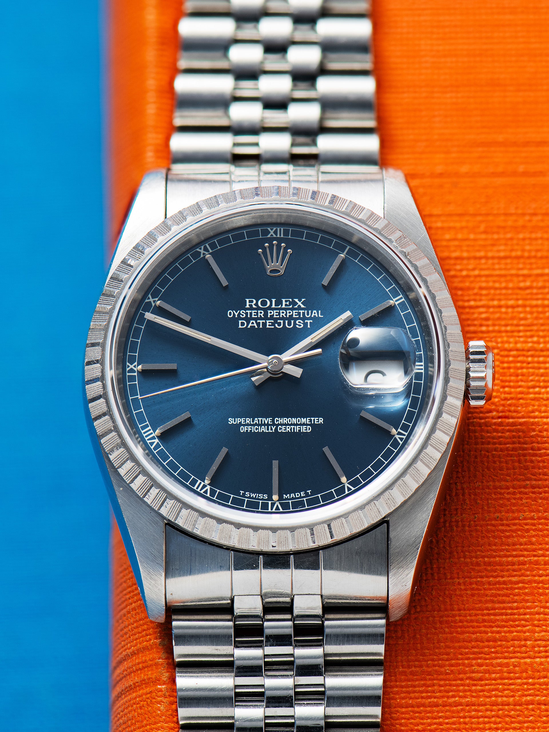 1991 Rolex Datejust (Ref. 16220) Blue Dial