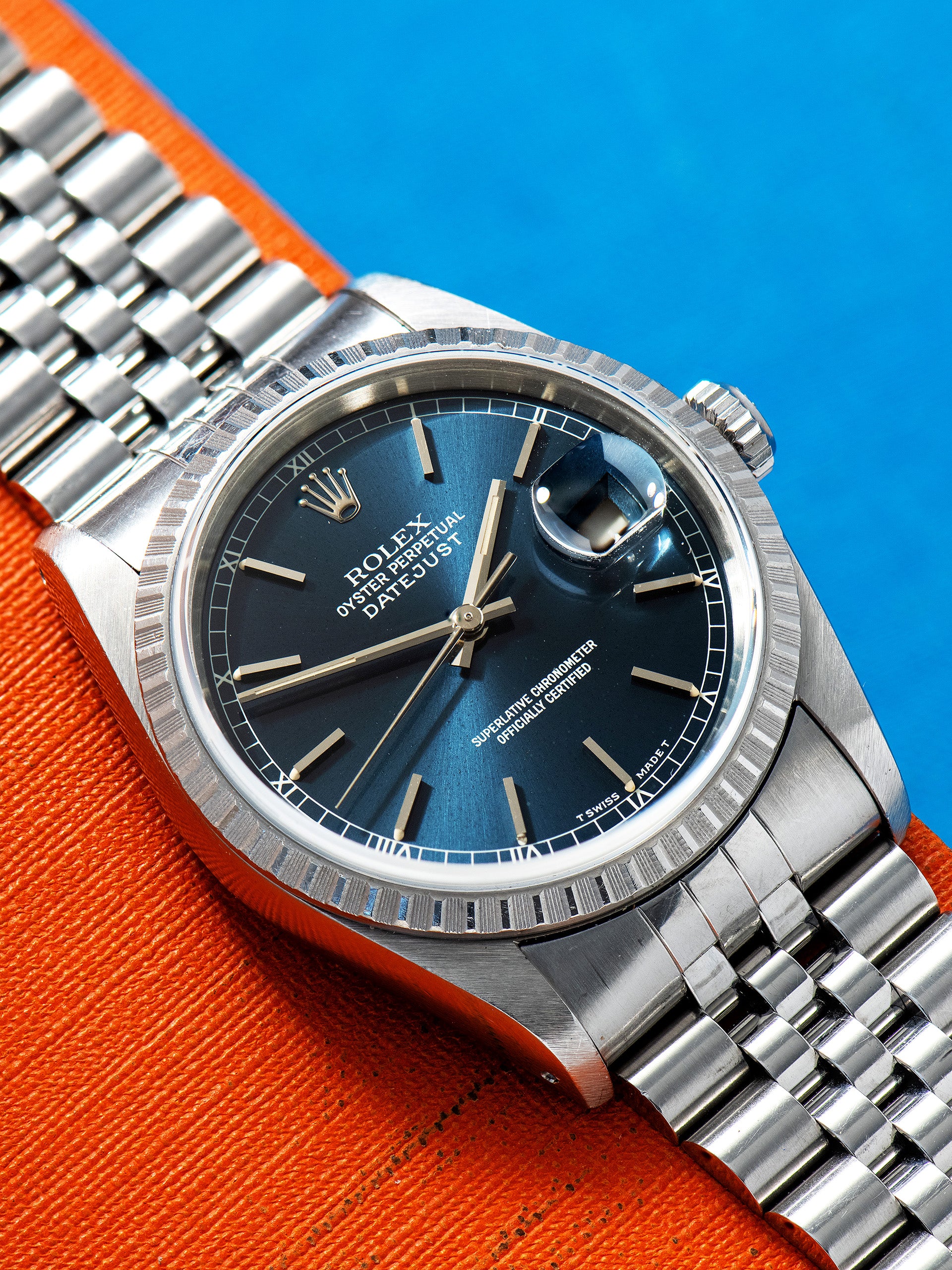 1991 Rolex Datejust (Ref. 16220) Blue Dial