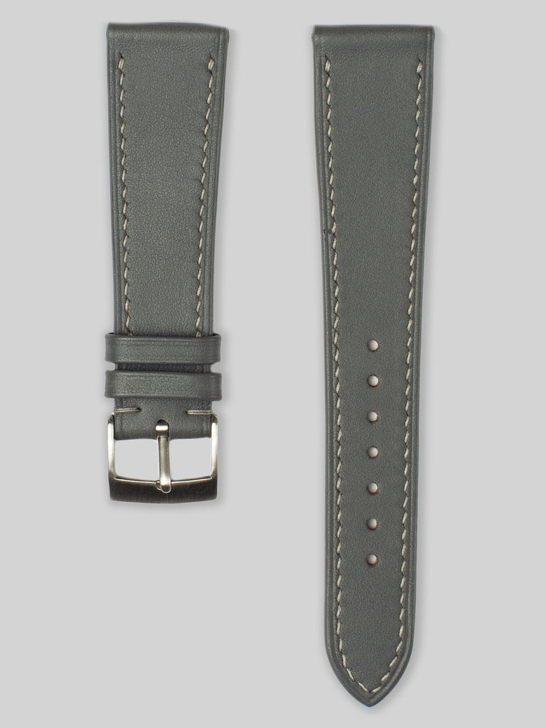 Barenia Leather Watch Strap - Grey