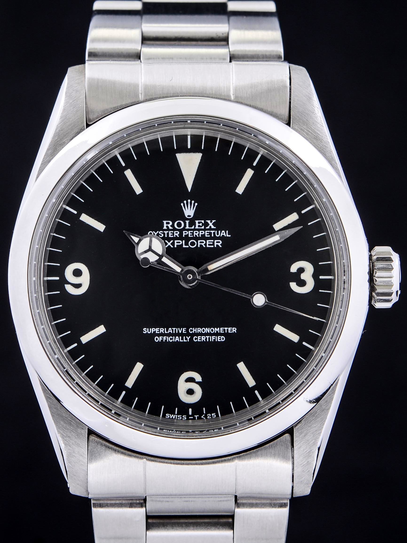 1985 Rolex Explorer I (Ref. 1016) W/ Box & Papers