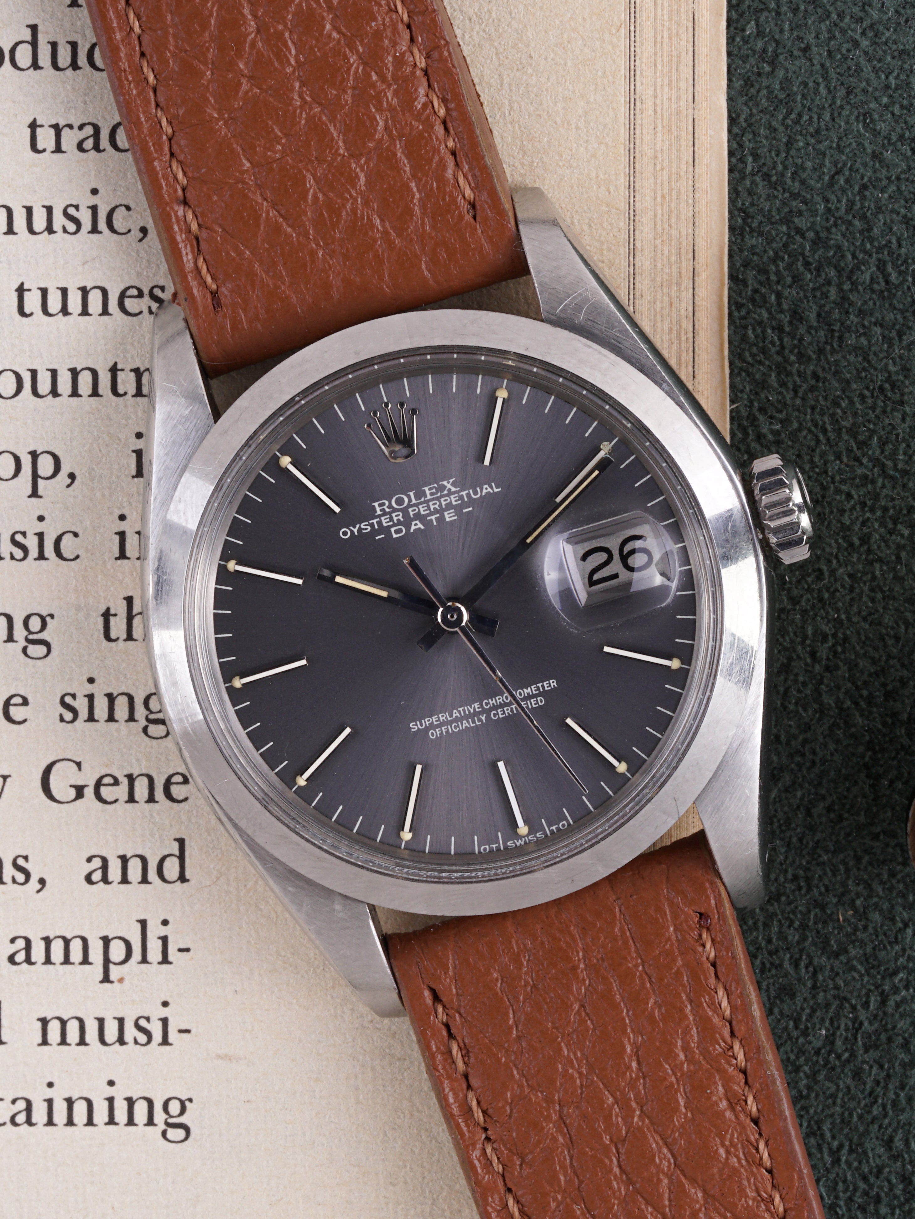 Rolex online gray face