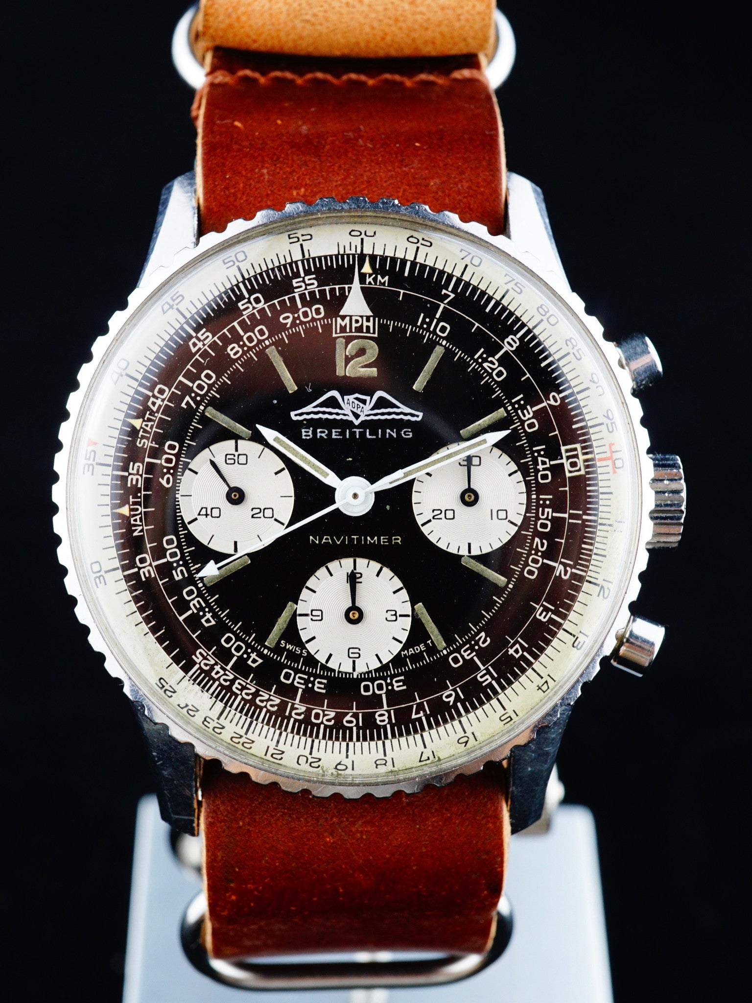 1968 Breitling Navitimer 806 AOPA Gilt Dial - Main Image