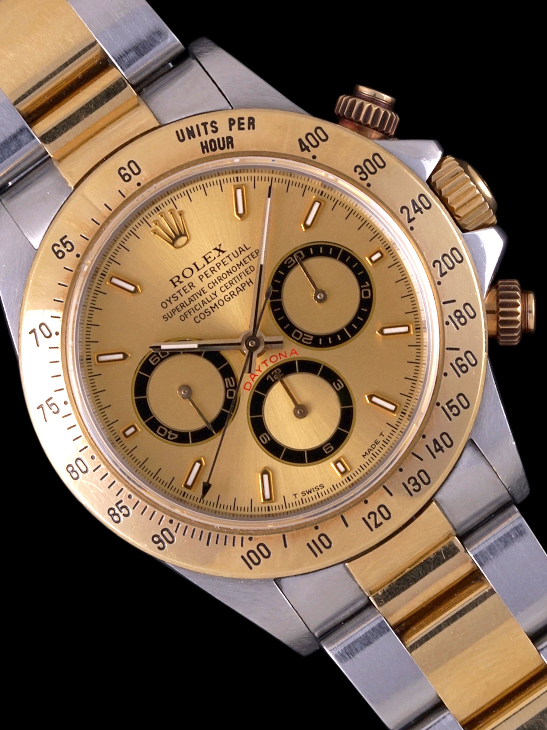 ディスティネーション2 Unpolished* 1996 Rolex Two-Tone Zenith Daytona (Ref. 16523) 
